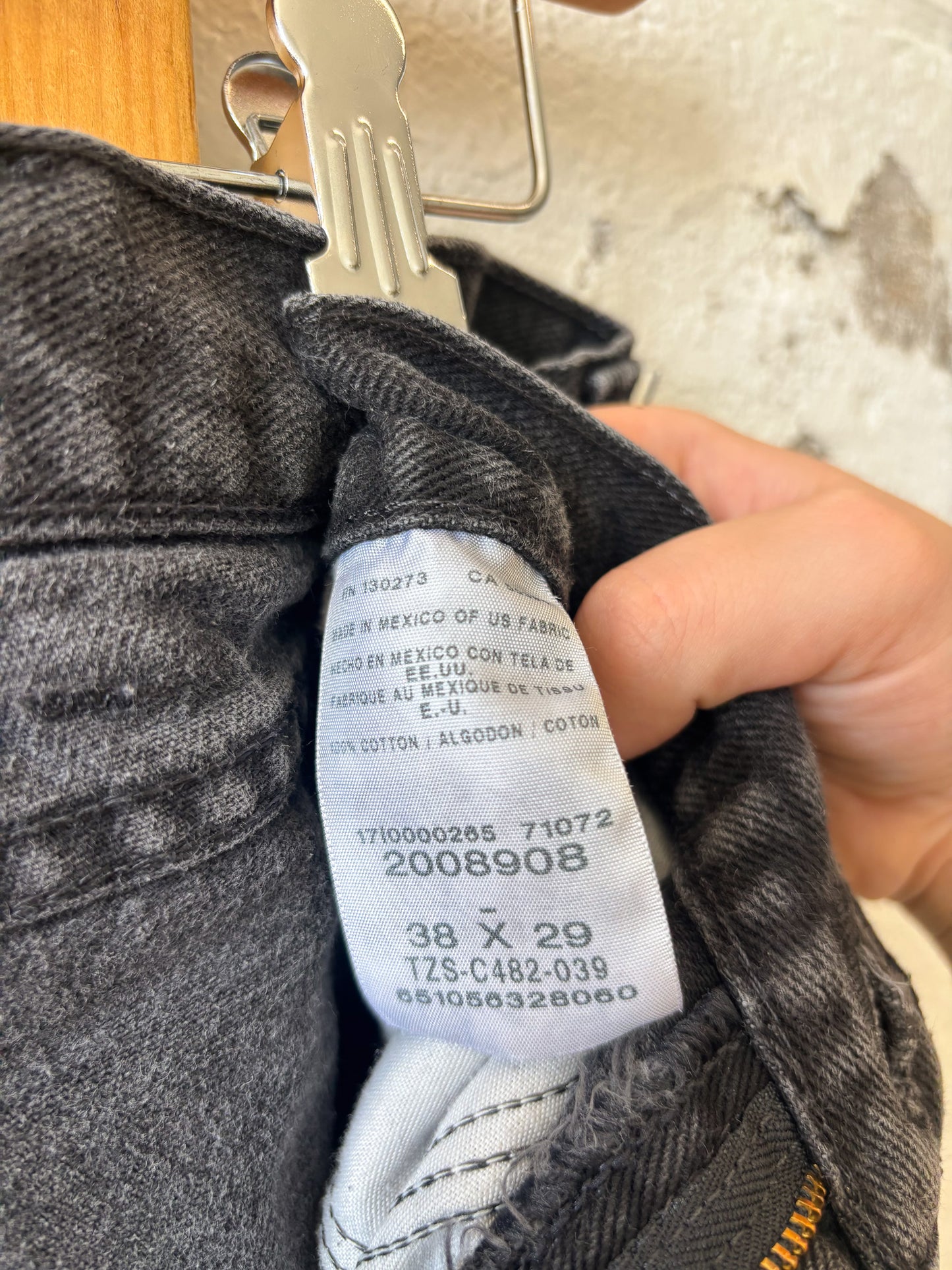 Black Lee Jeans : 37” W