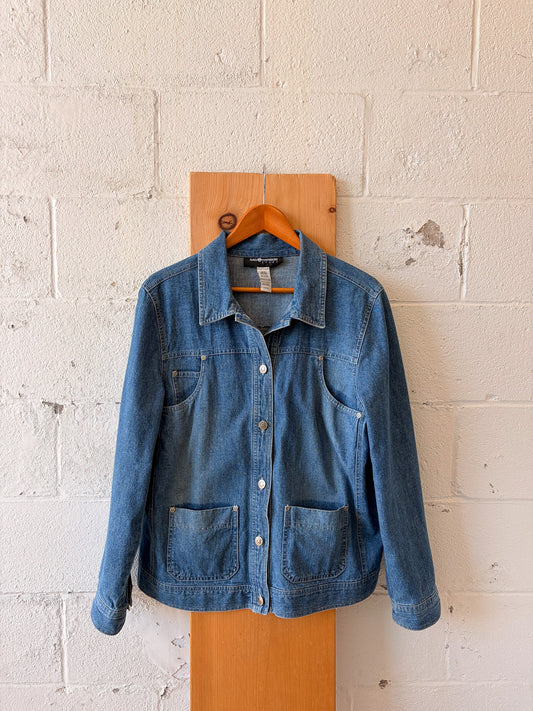 Vtg Denim Jacket : L