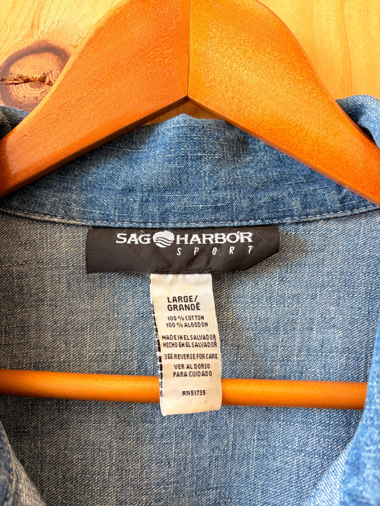 Vtg Denim Jacket : L