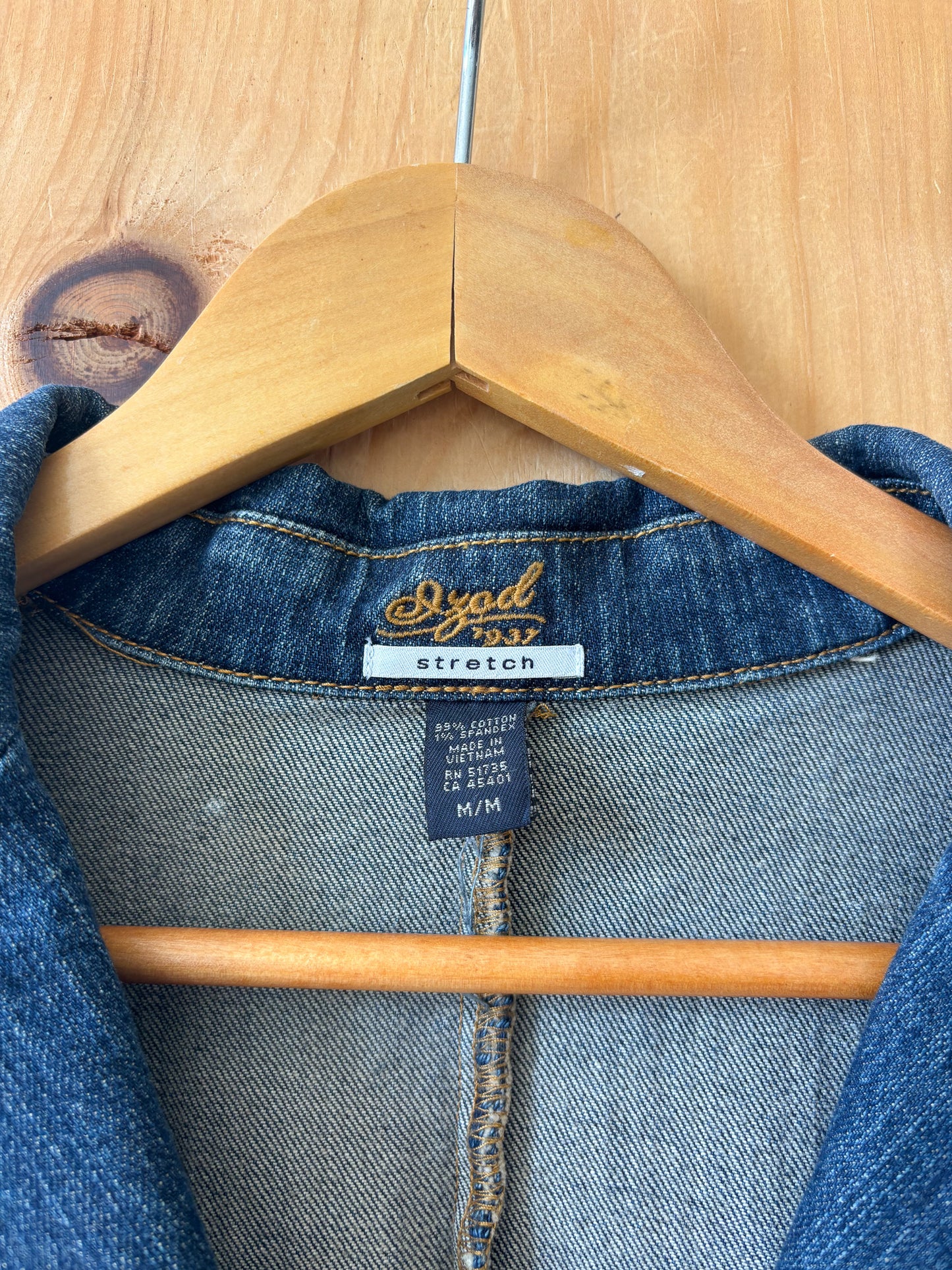 Dark Wash Denim Blazer : M