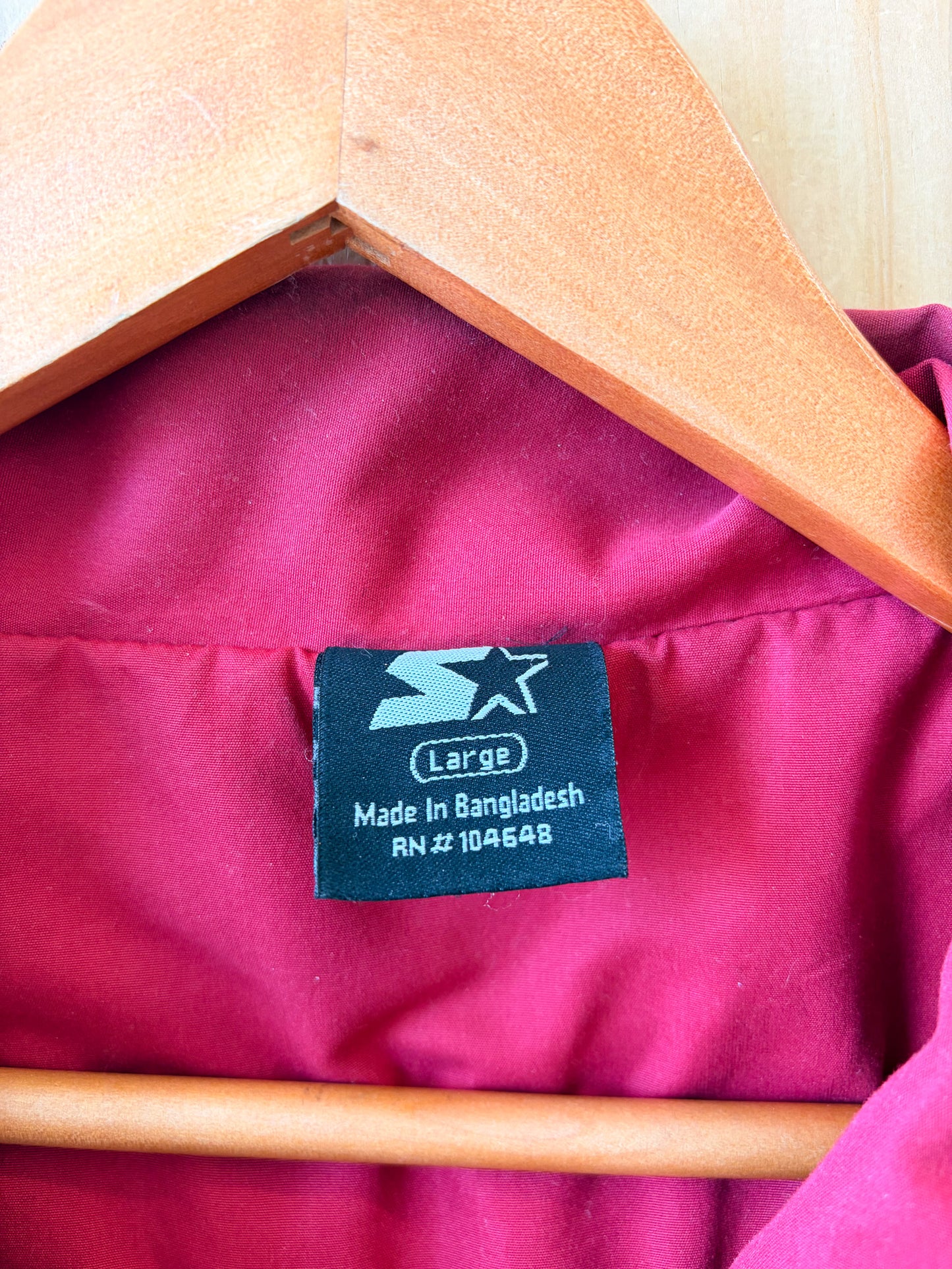 Vtg Starter Razorbacks Windbreaker : L (As Is)