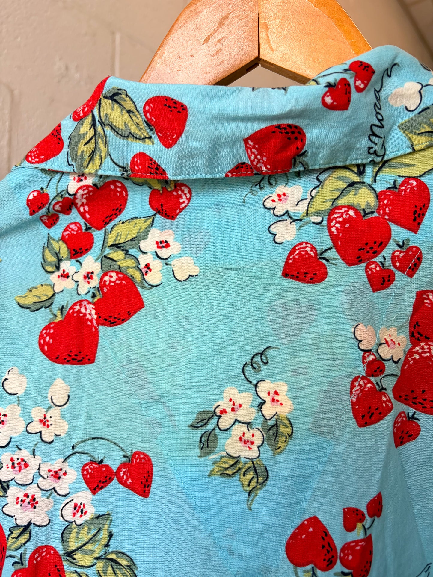 Nick & Nora Strawberry Kiss Pajama Set : XXL