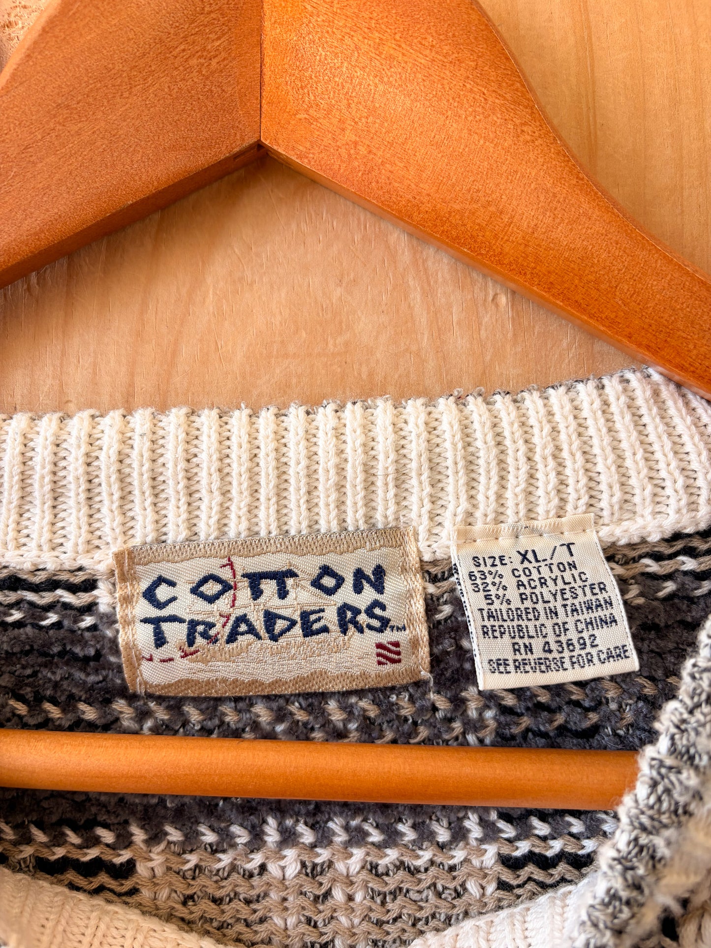 Vtg Plaid Sweater : XLT