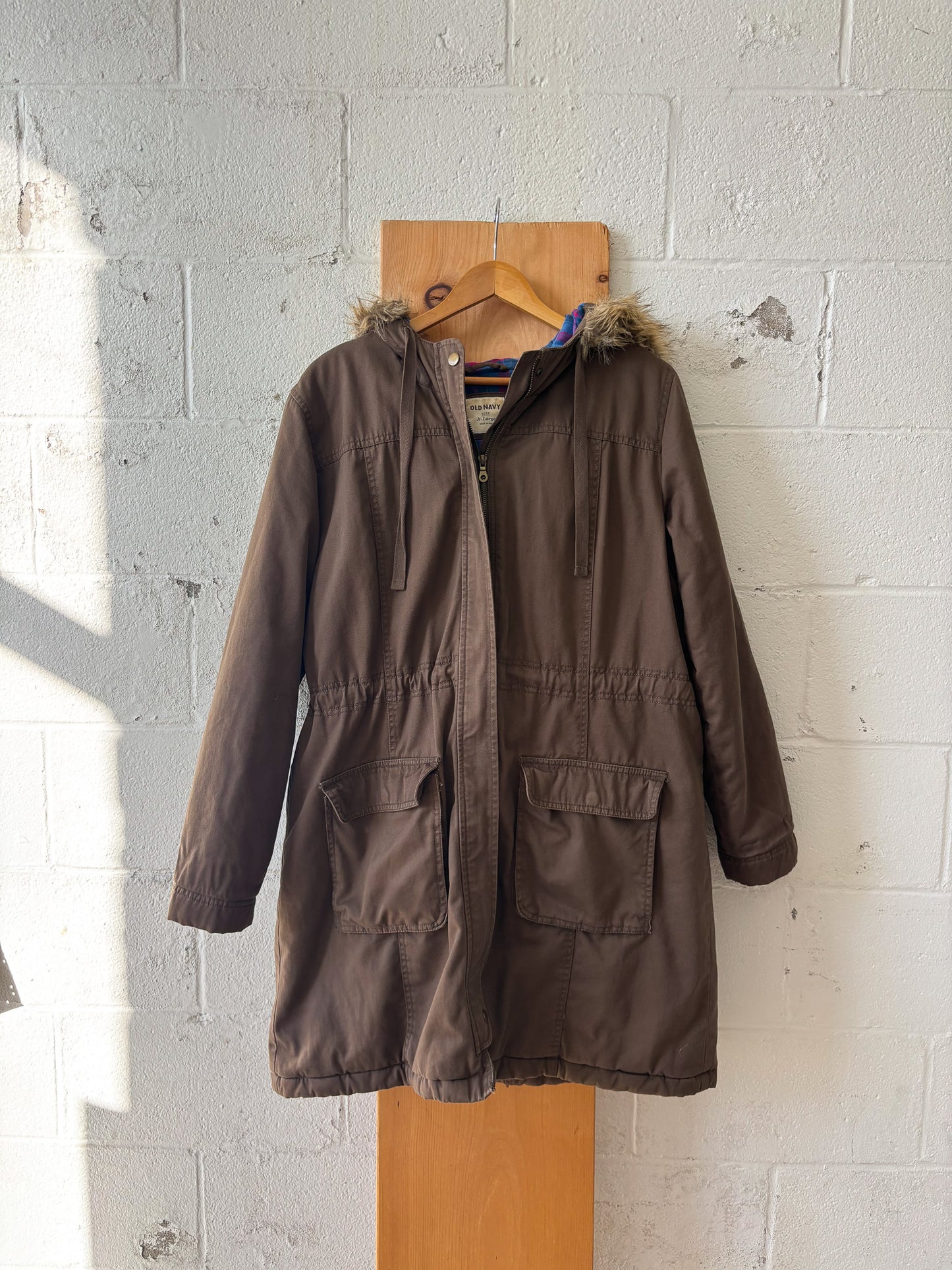 Brown Old Navy Coat : XL