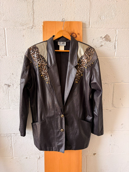 Leopard Detailed Blazer : 16