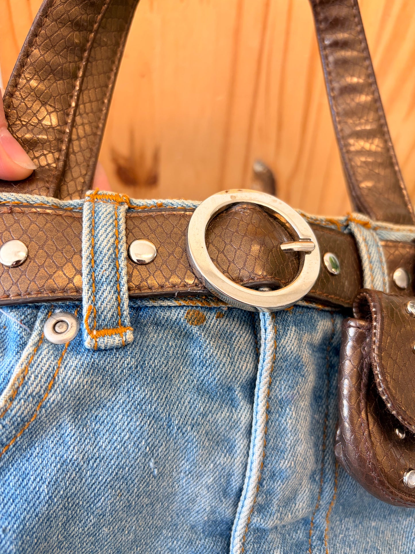 Denim “Jeans” Bag