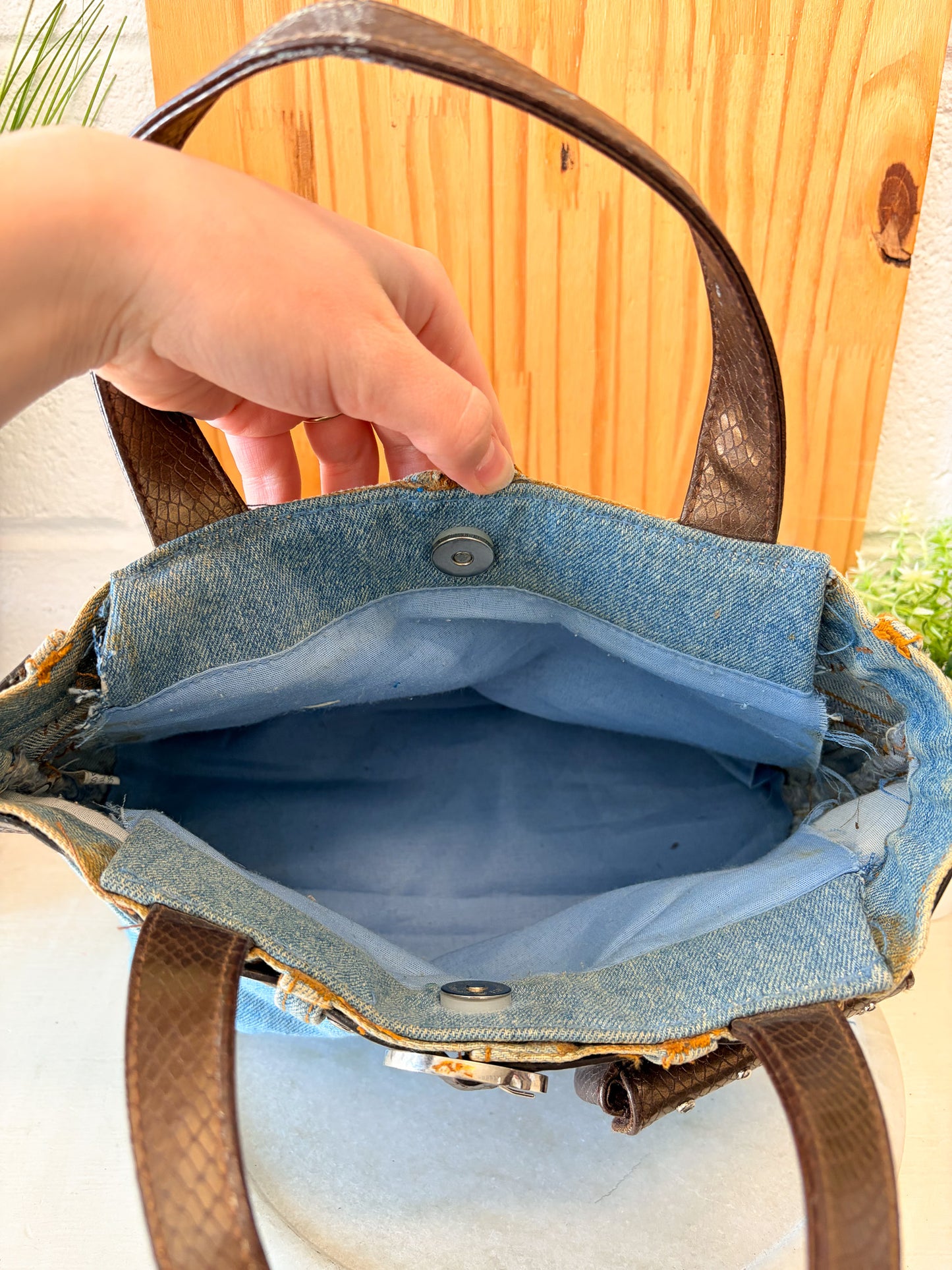 Denim “Jeans” Bag
