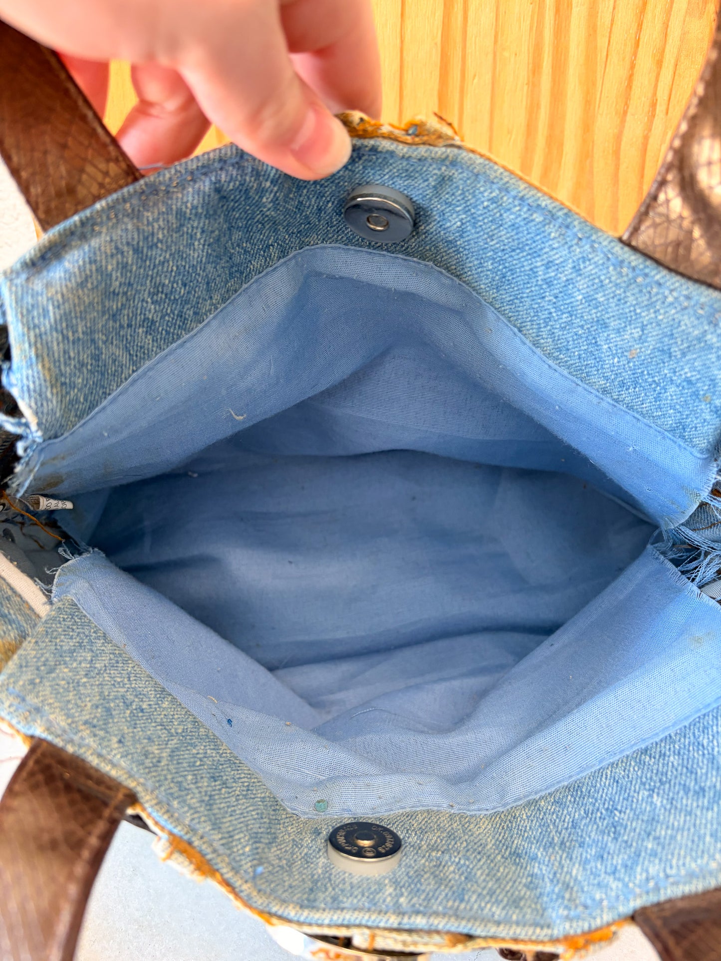 Denim “Jeans” Bag