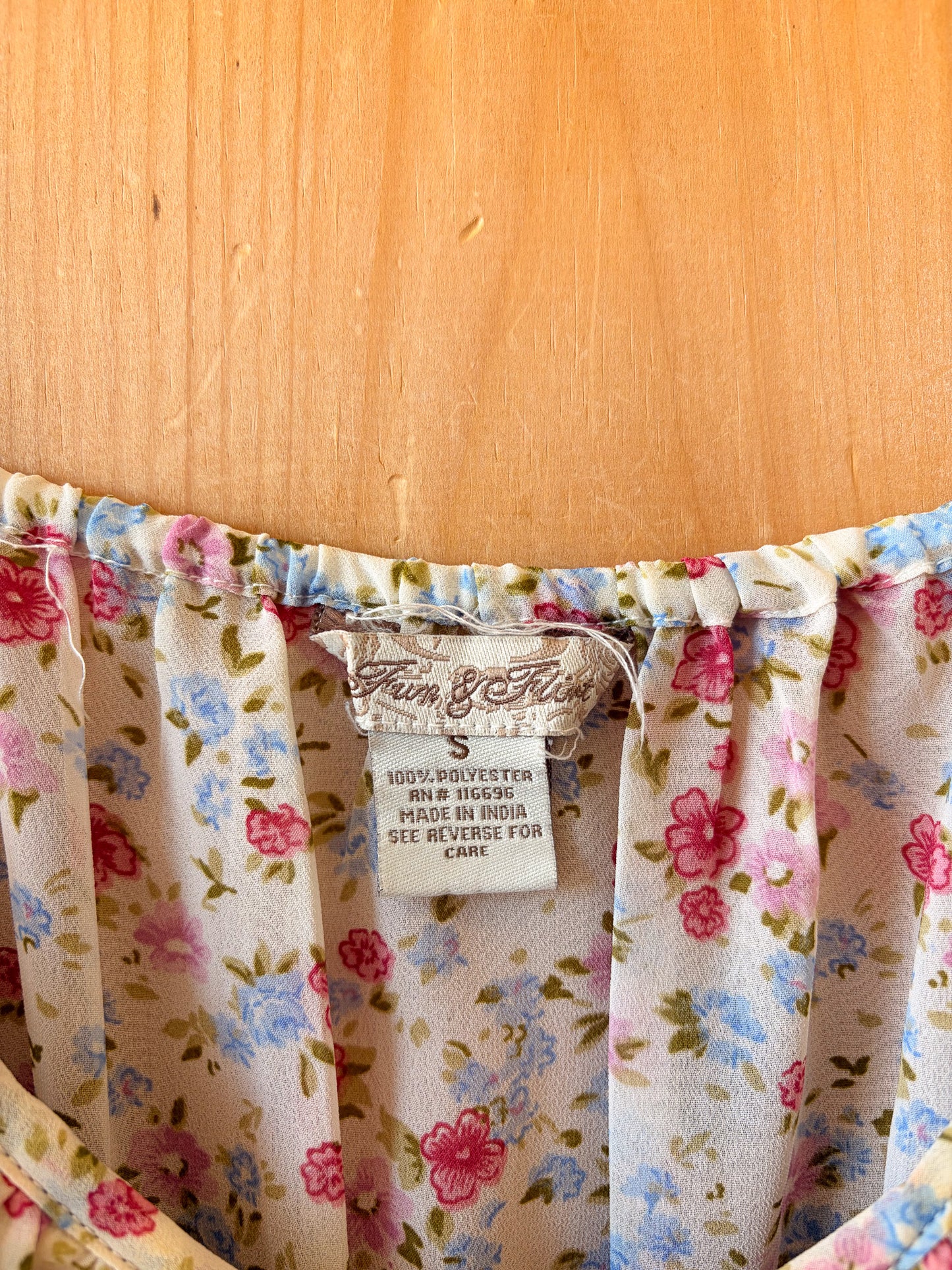 Ruffled Floral Tank : S