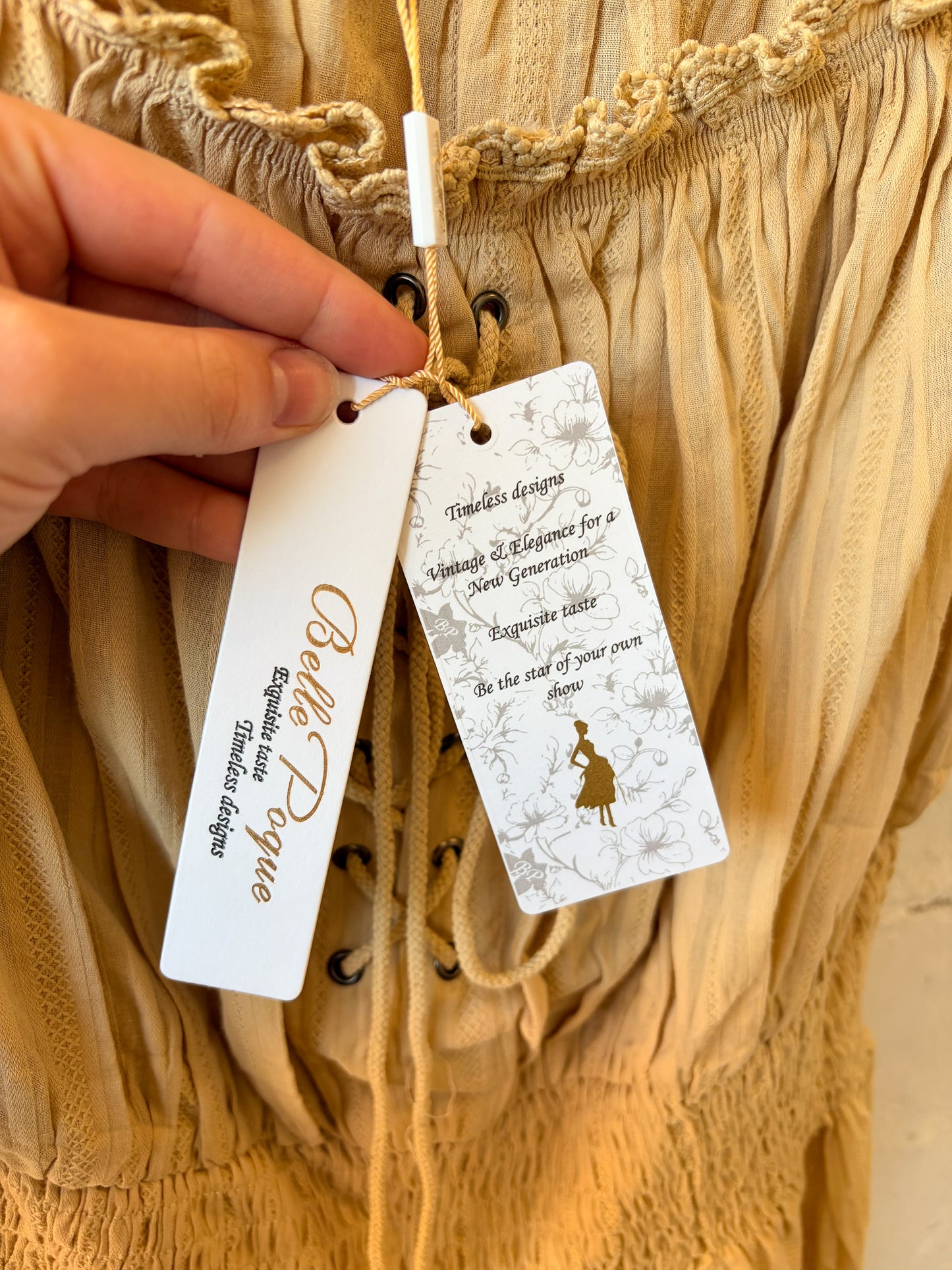 NWT Lace Up Renaissance Blouse : XL