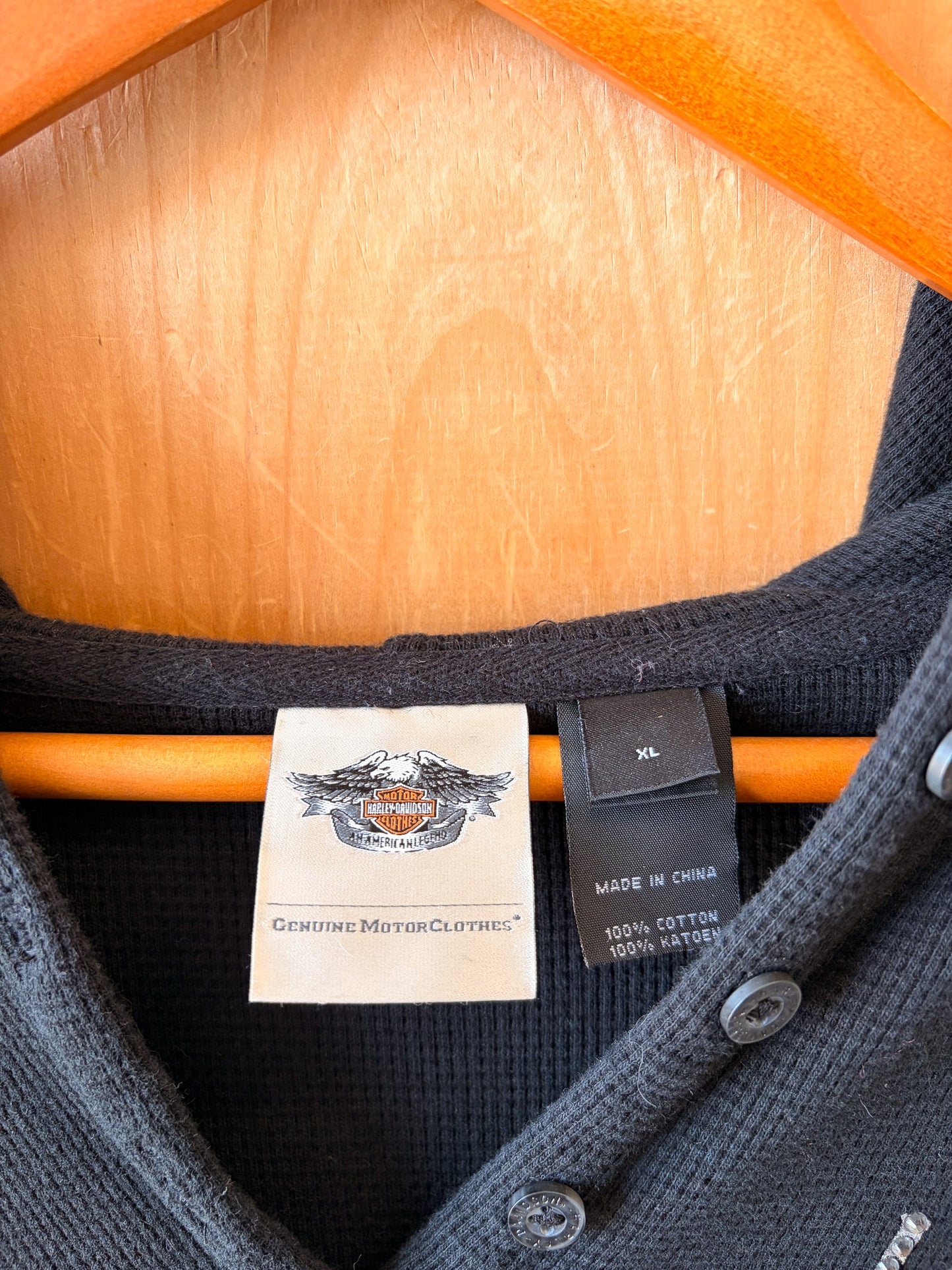 Hooded Harley Waffle Knit : XL