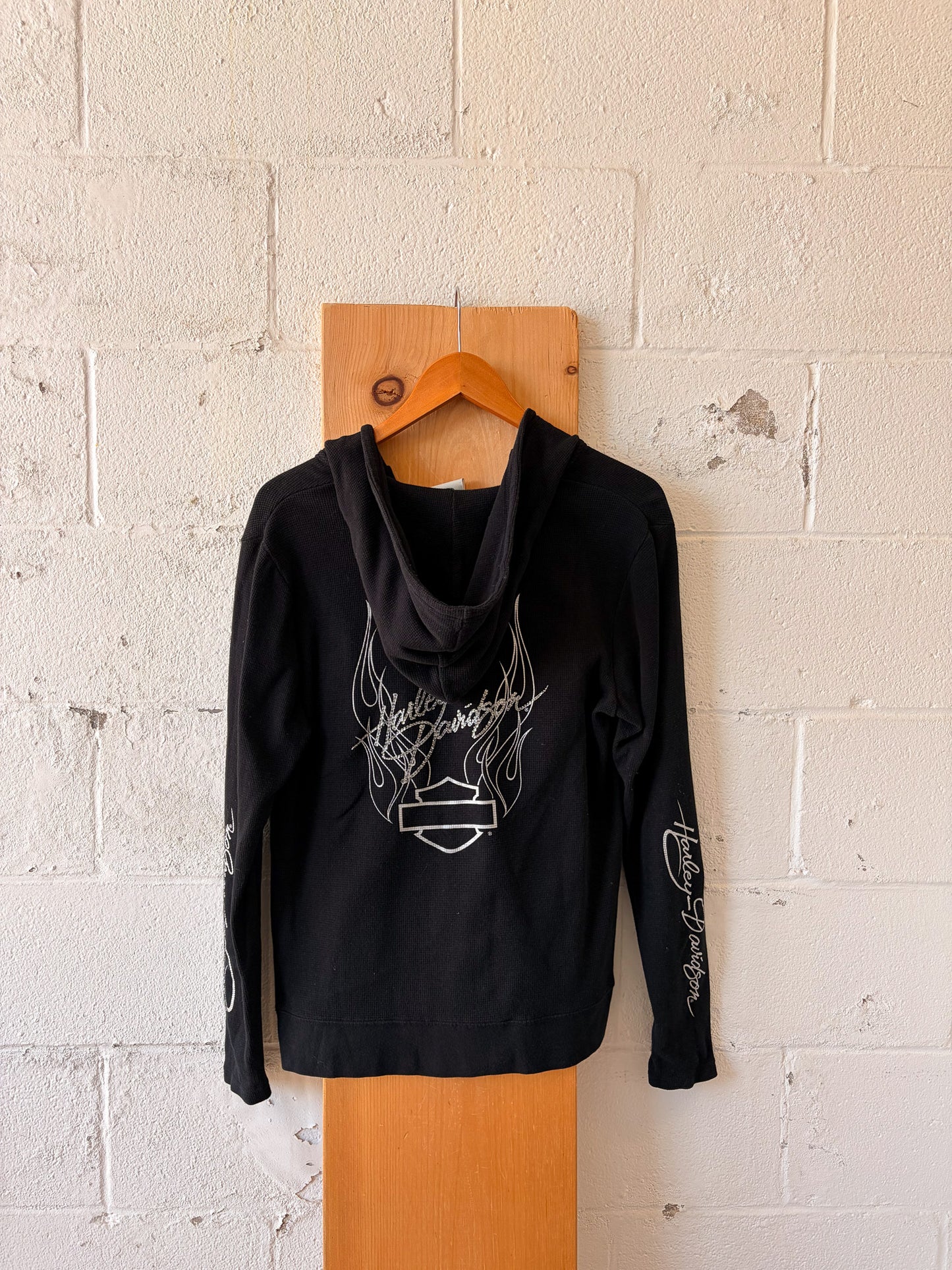 Hooded Harley Waffle Knit : XL