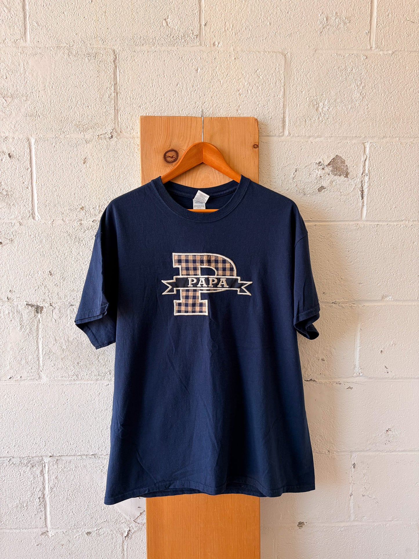 Navy Papa Tee : XL