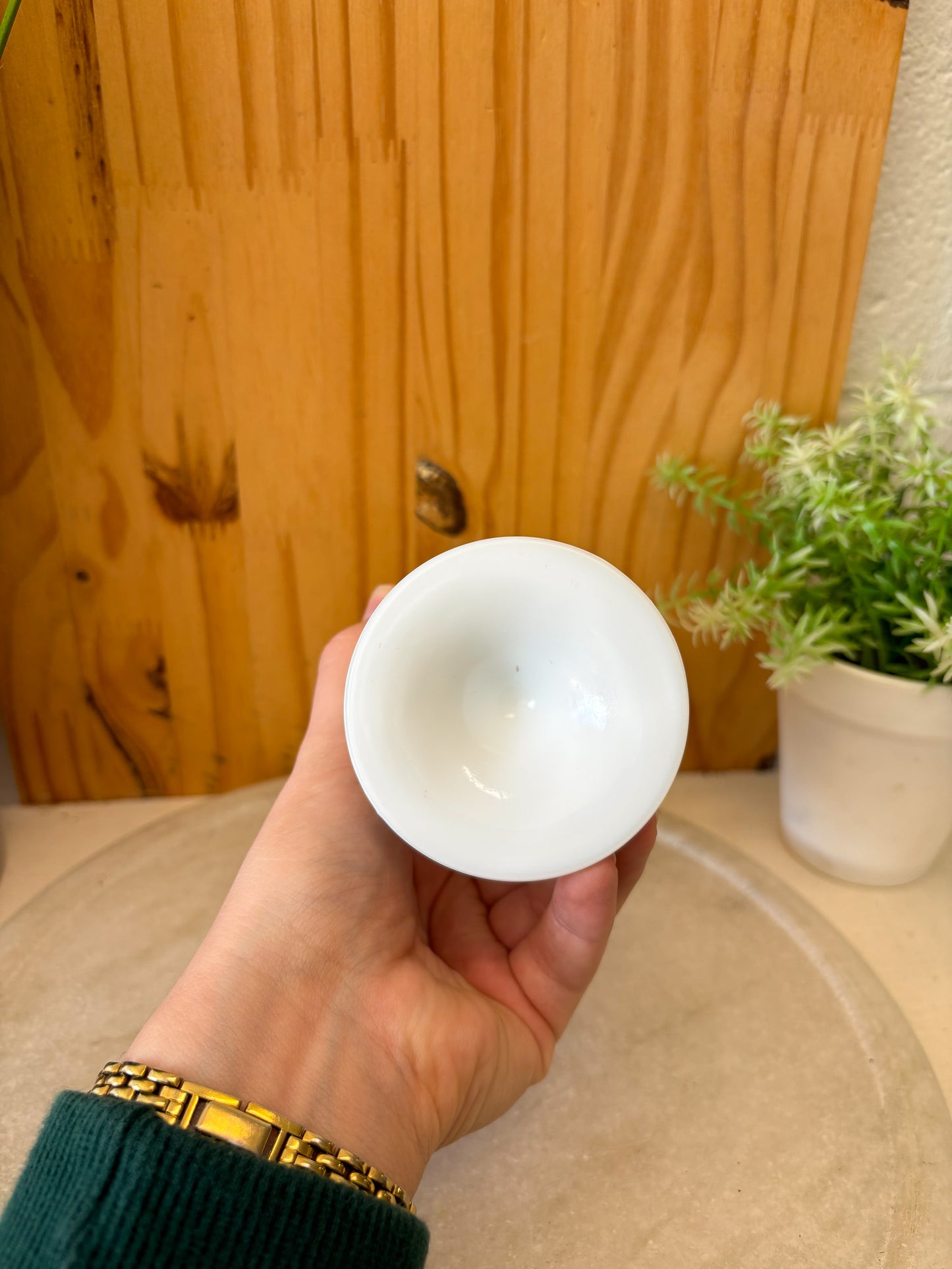 Vtg White Milk Glass Pedestal (Local Pick Up Only)