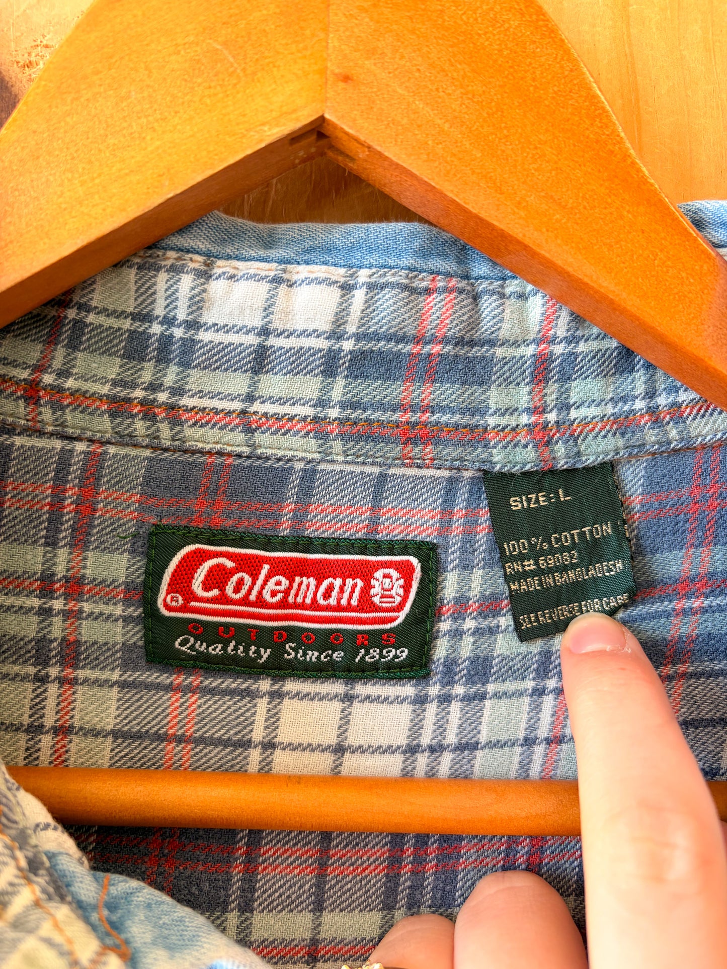 Coleman Heavy Denim Flannel : L