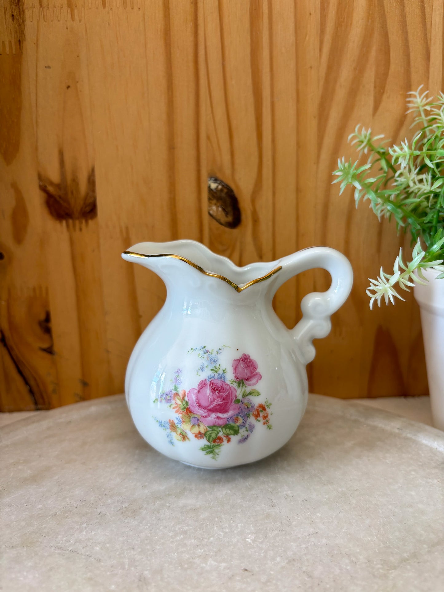 Vtg Mini Floral Pitcher (Local Pick Up Only)