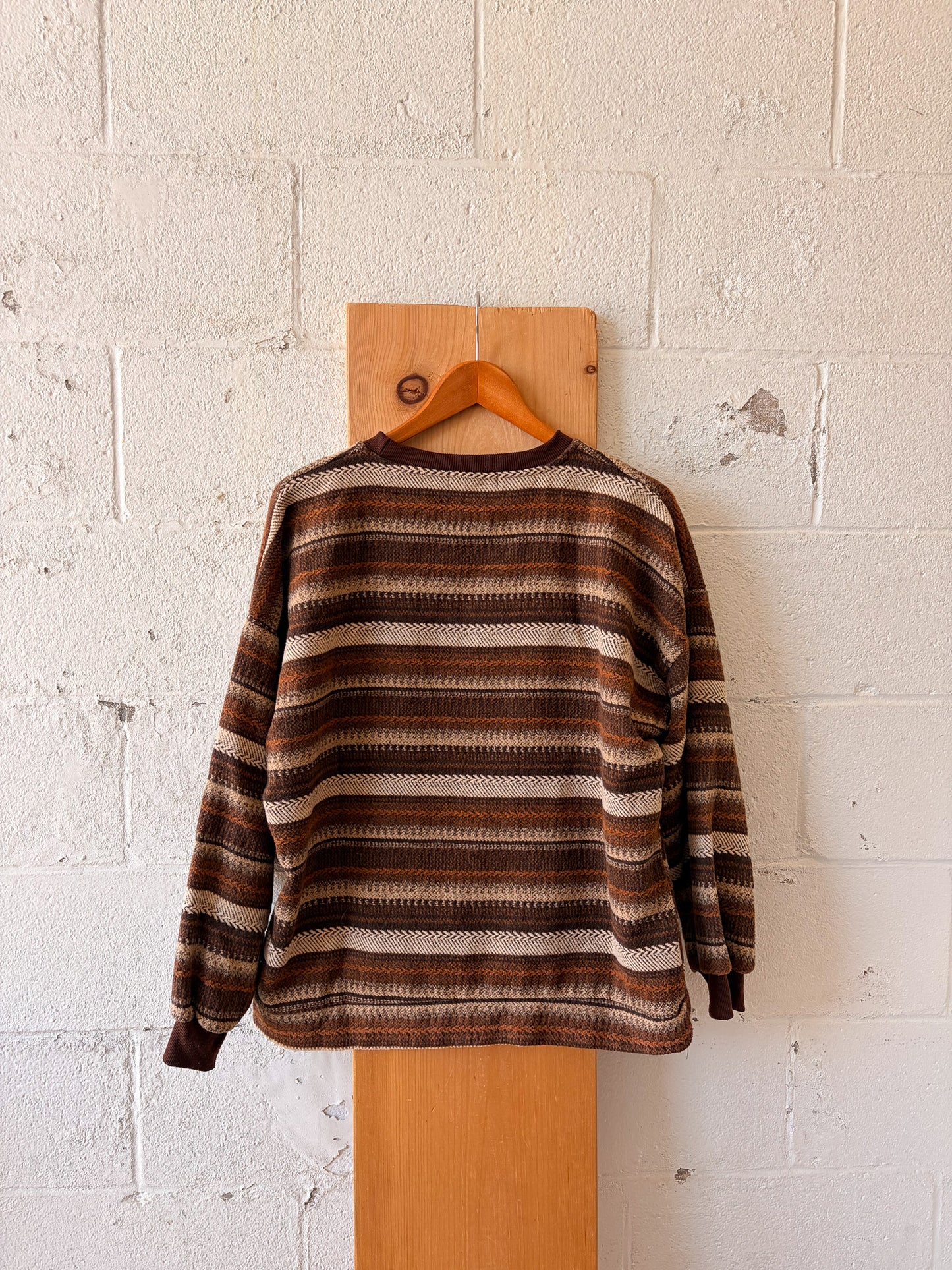 Striped Brown Sweater : L/XL