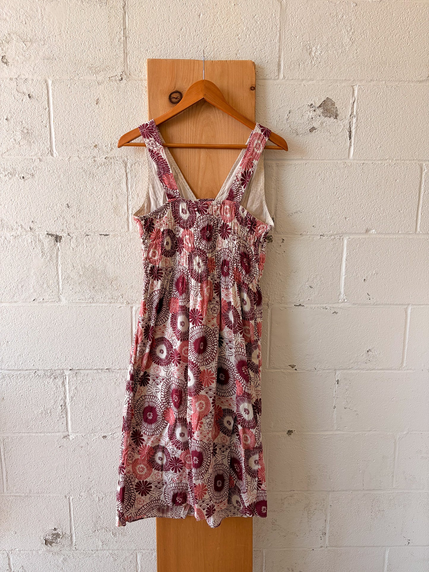 Vtg Floral Pink Sundress : 12