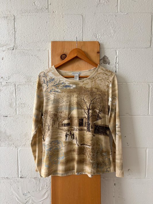 Snow Scene Top : L