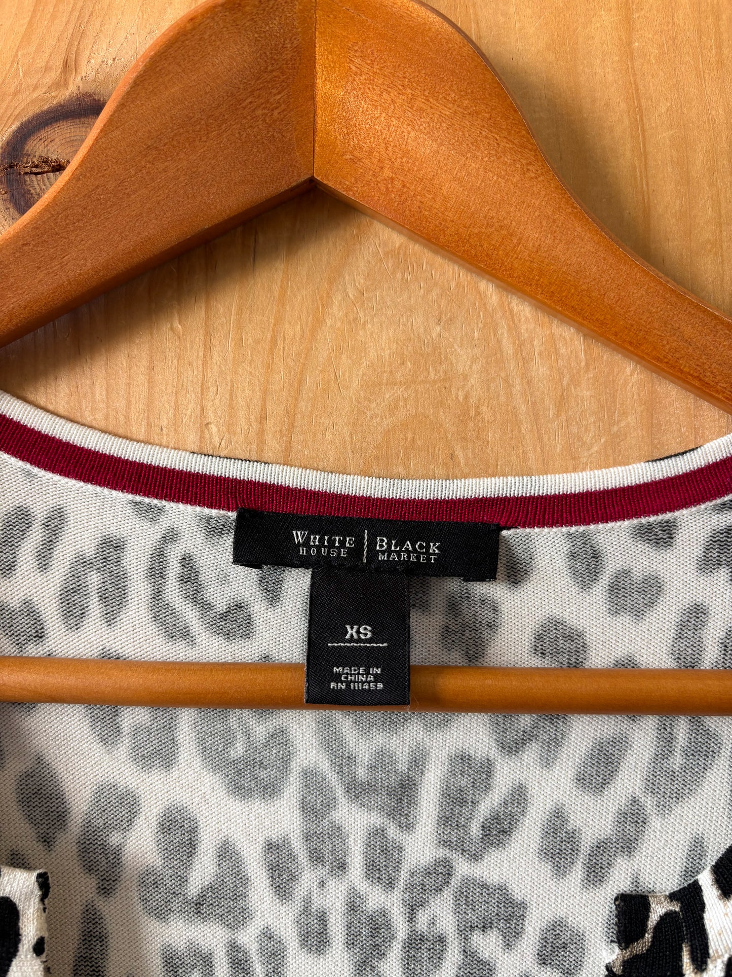 Leopard Print Top : S