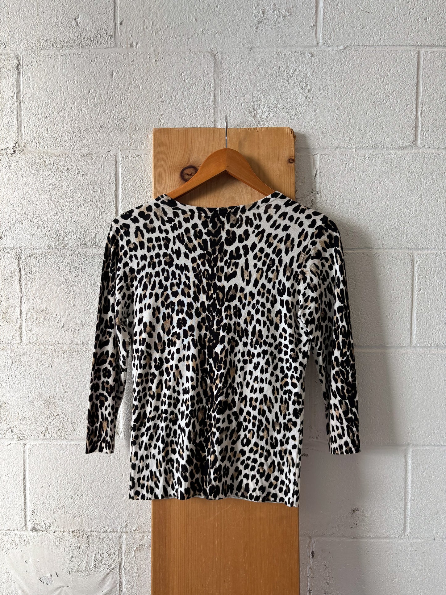 Leopard Print Top : S