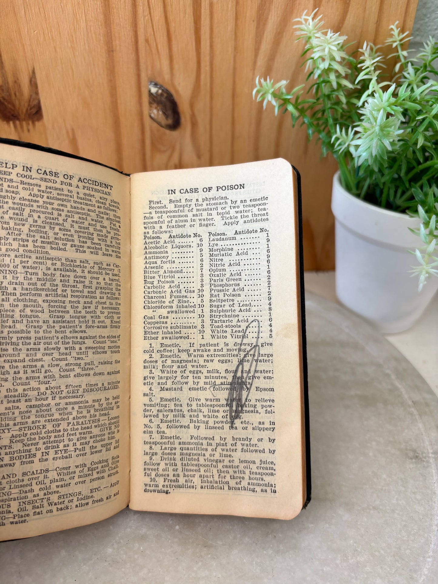 Vtg 1929 Pocket Planner/Reference Book