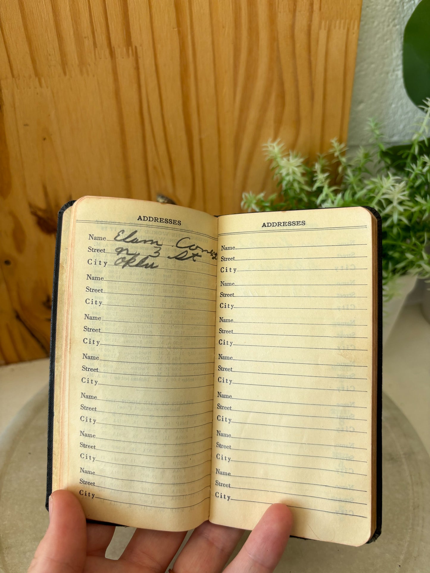 Vtg 1929 Pocket Planner/Reference Book