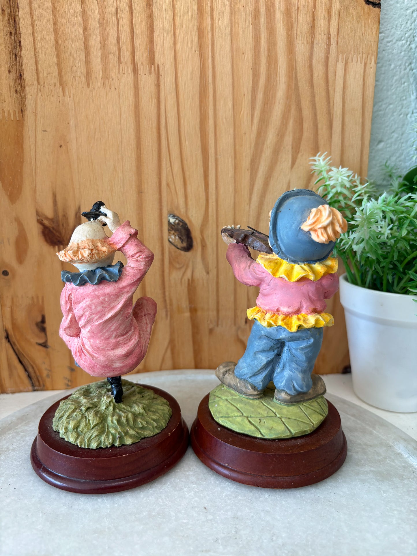 Pair of Peggy's Collection Clown Figures