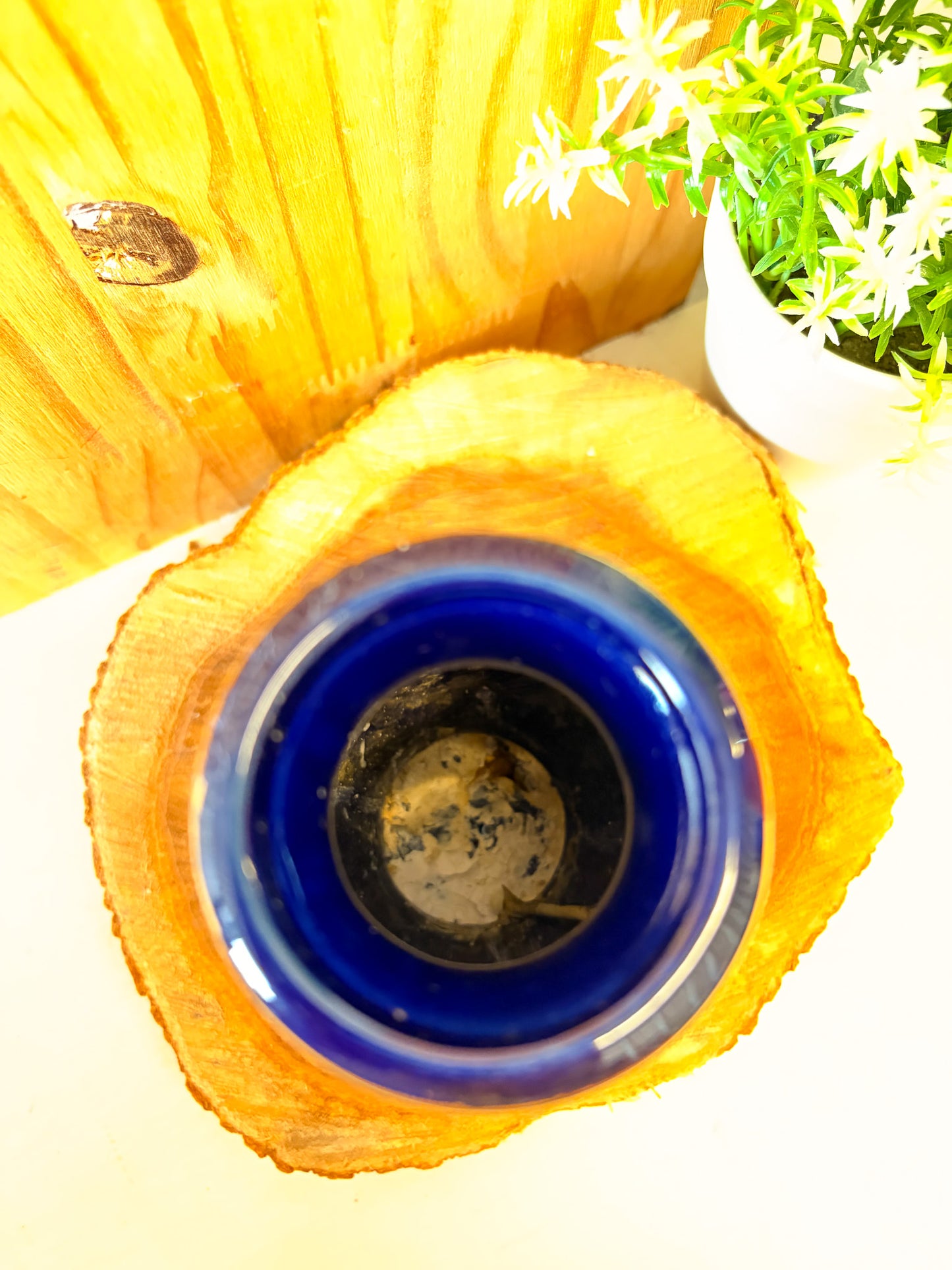 Vtg Cobalt Blue Cameo Vase (Local Pick Up Only)