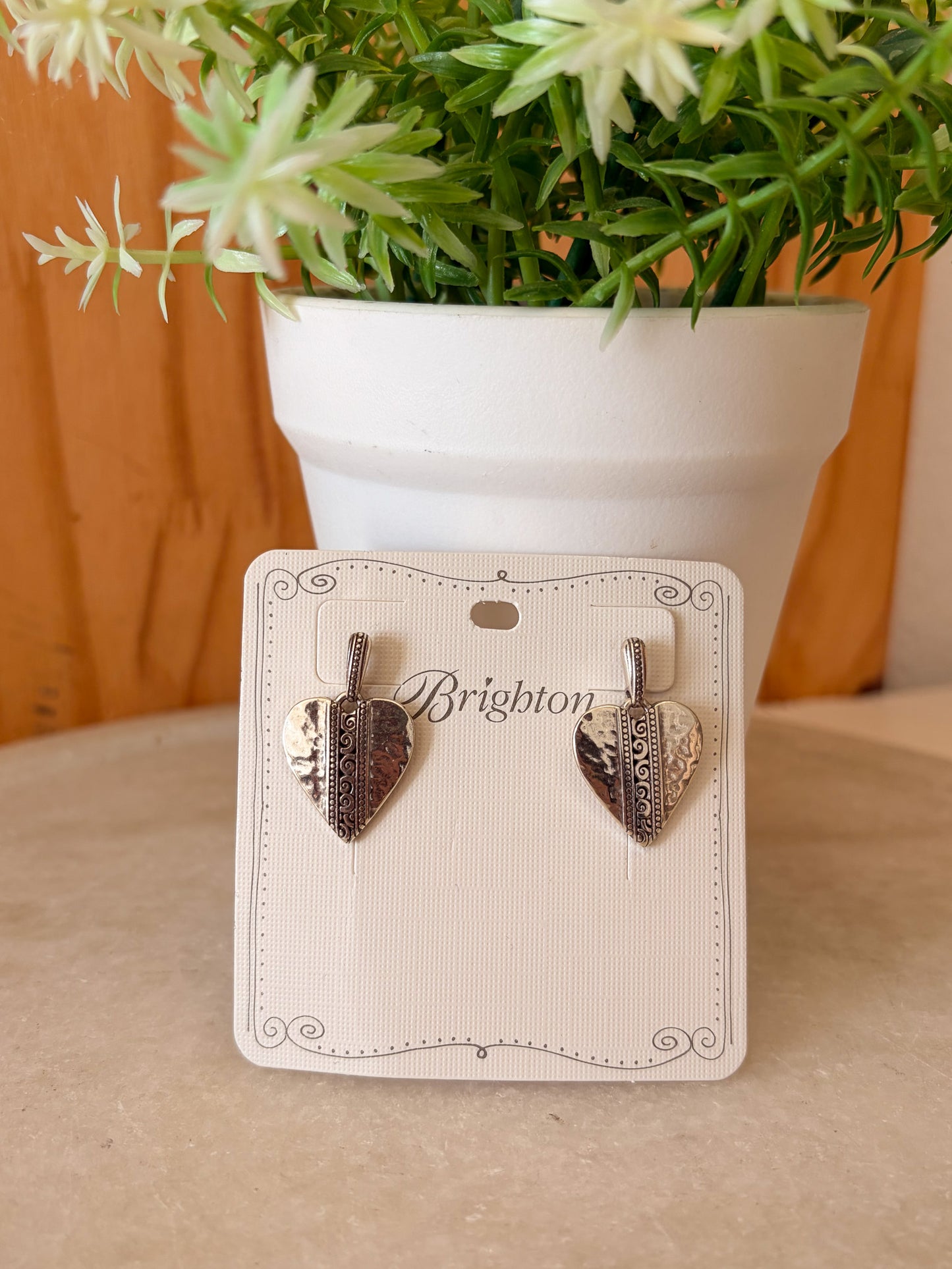Brighton Mingle Adore Heart Earrings
