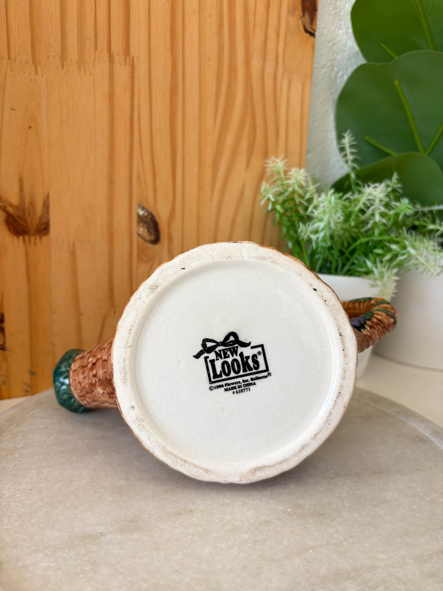 Floral Ceramic Watering Can (Local Pick Up Only)