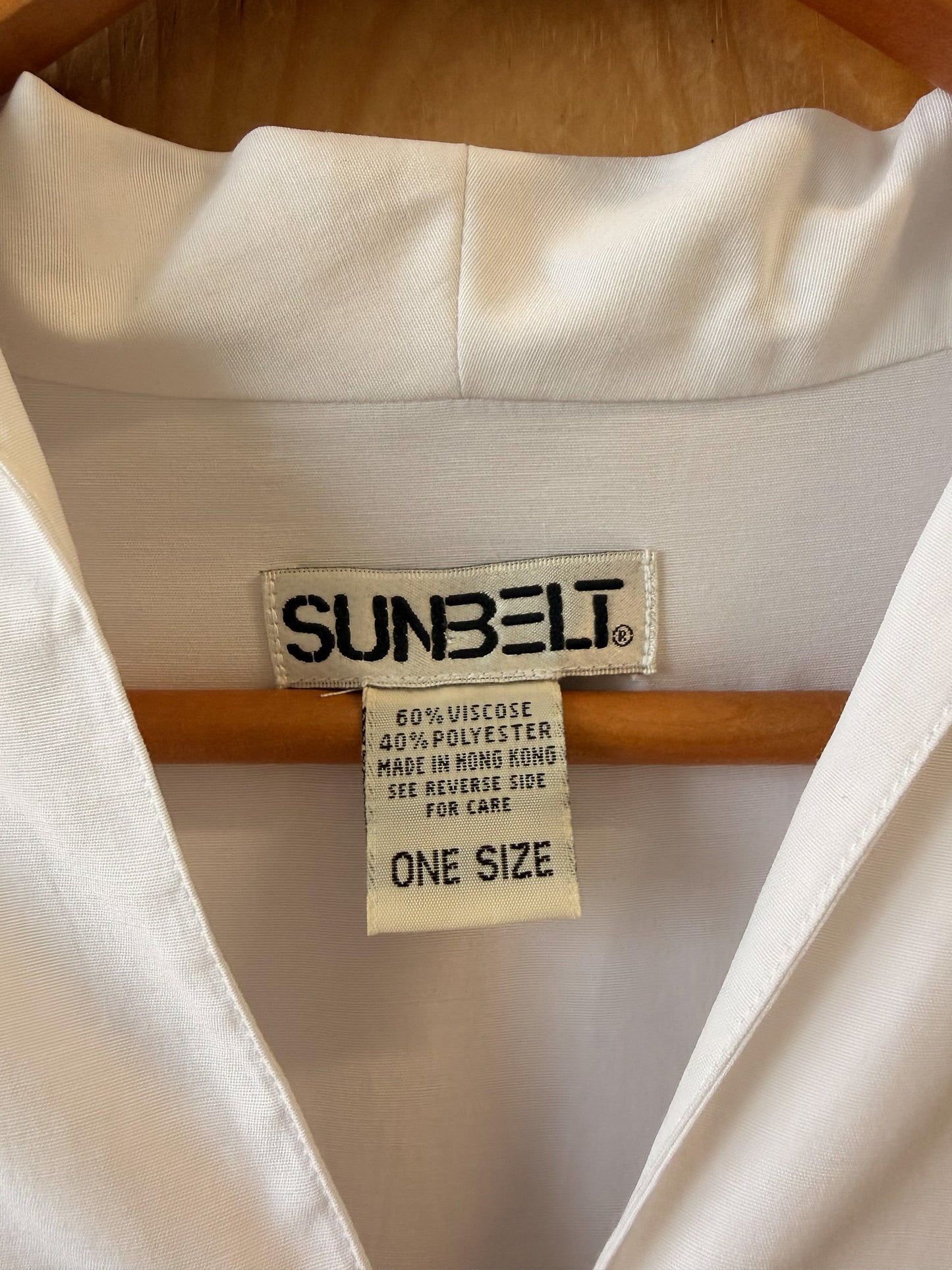 Flowy White Tie Top : OS