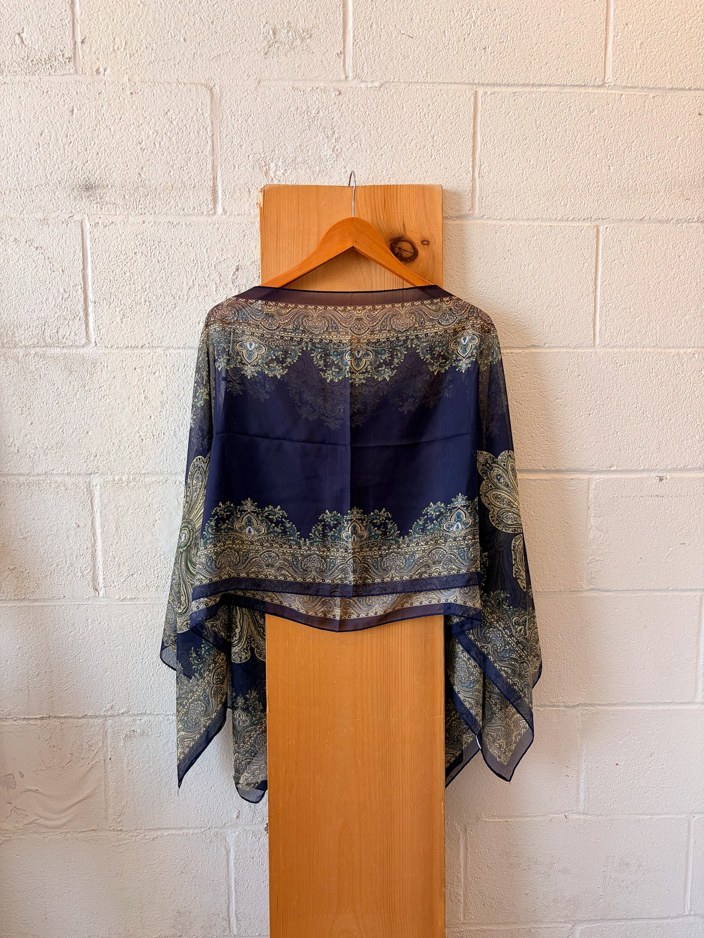 Semi Sheer Scarf Shawl : OS