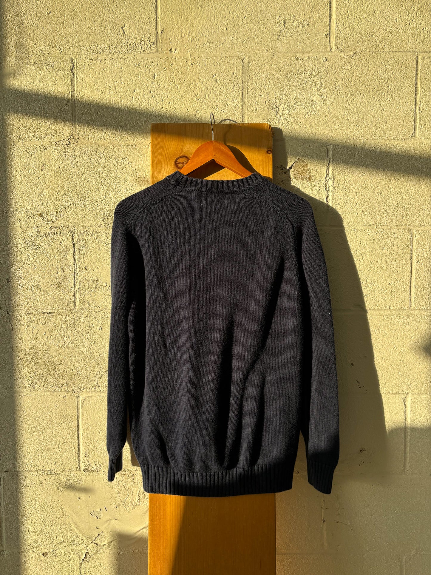 Vtg Land’s End Navy Sweater : L