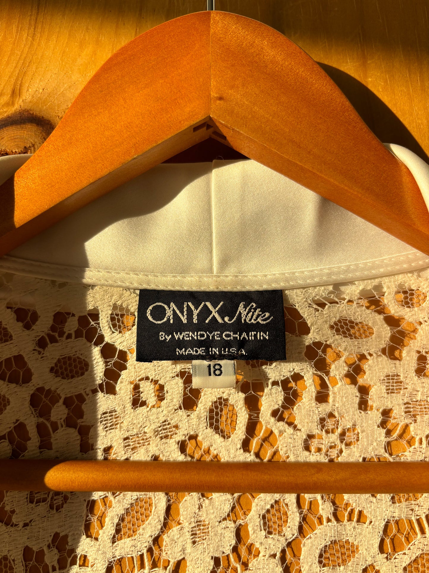 Long Collared Lace Cardigan : L/XL