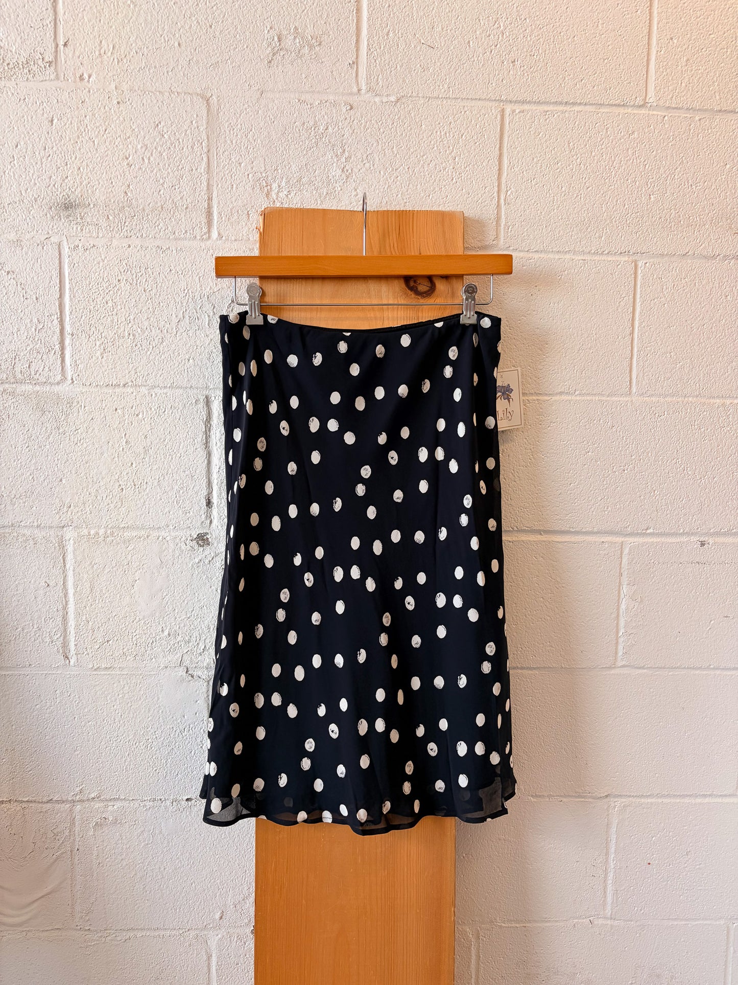 NWT Polka Dot Midi Skirt : XL