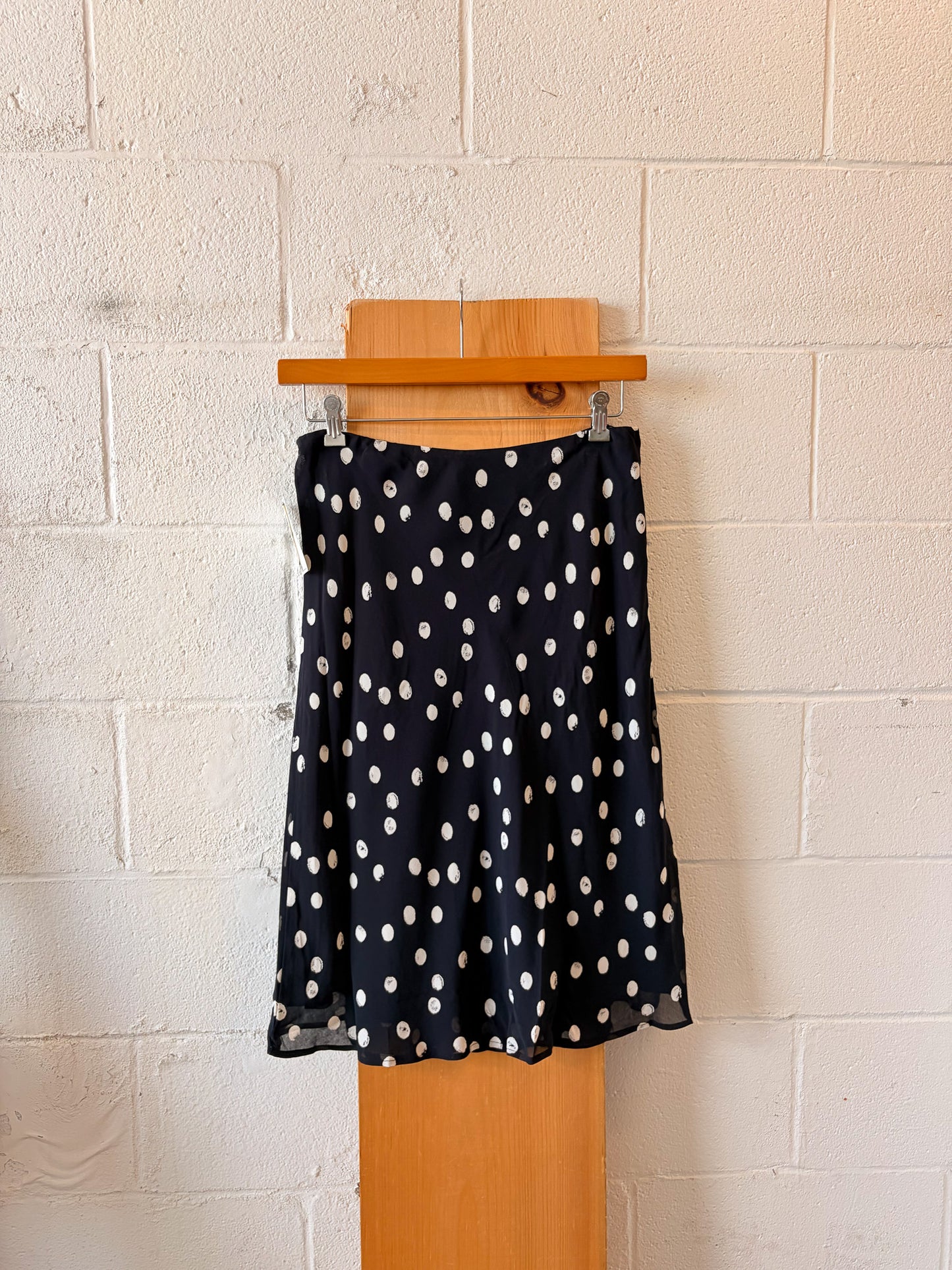 NWT Polka Dot Midi Skirt : XL