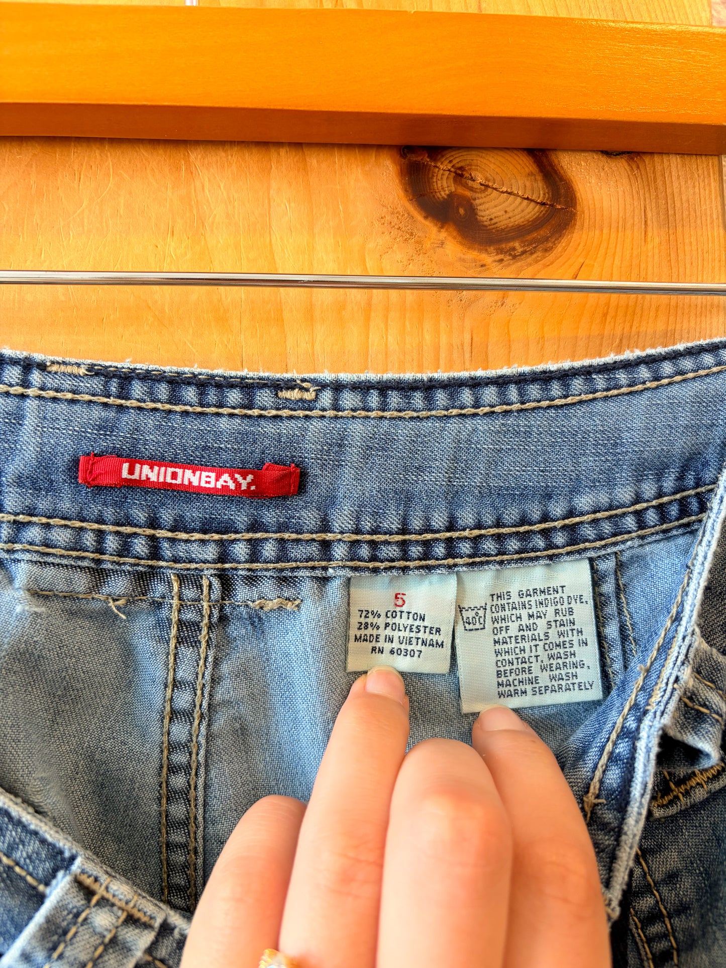 Unionbay Drawstring Denim Shorts : 5