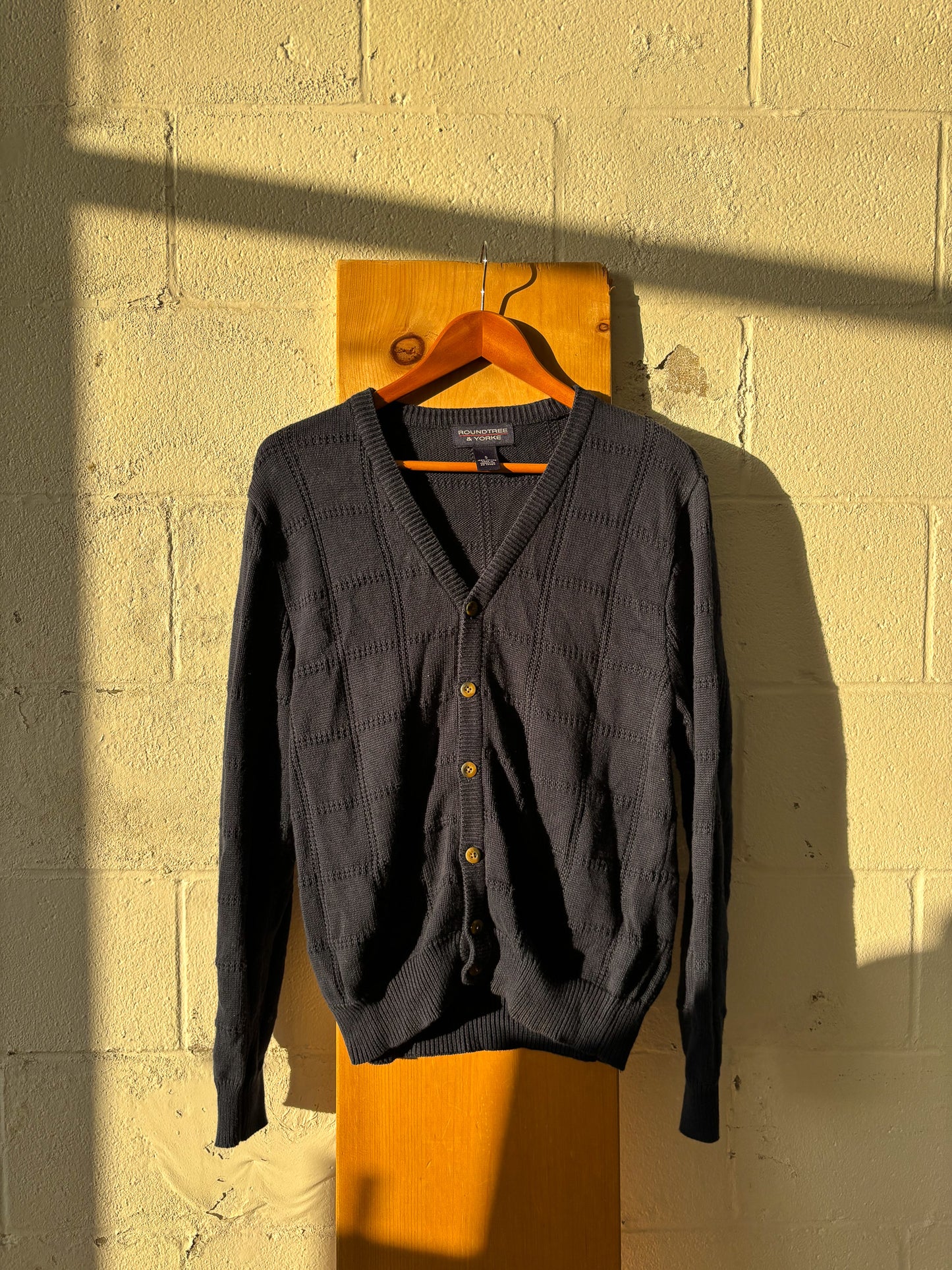 Navy Cardigan Sweater : M