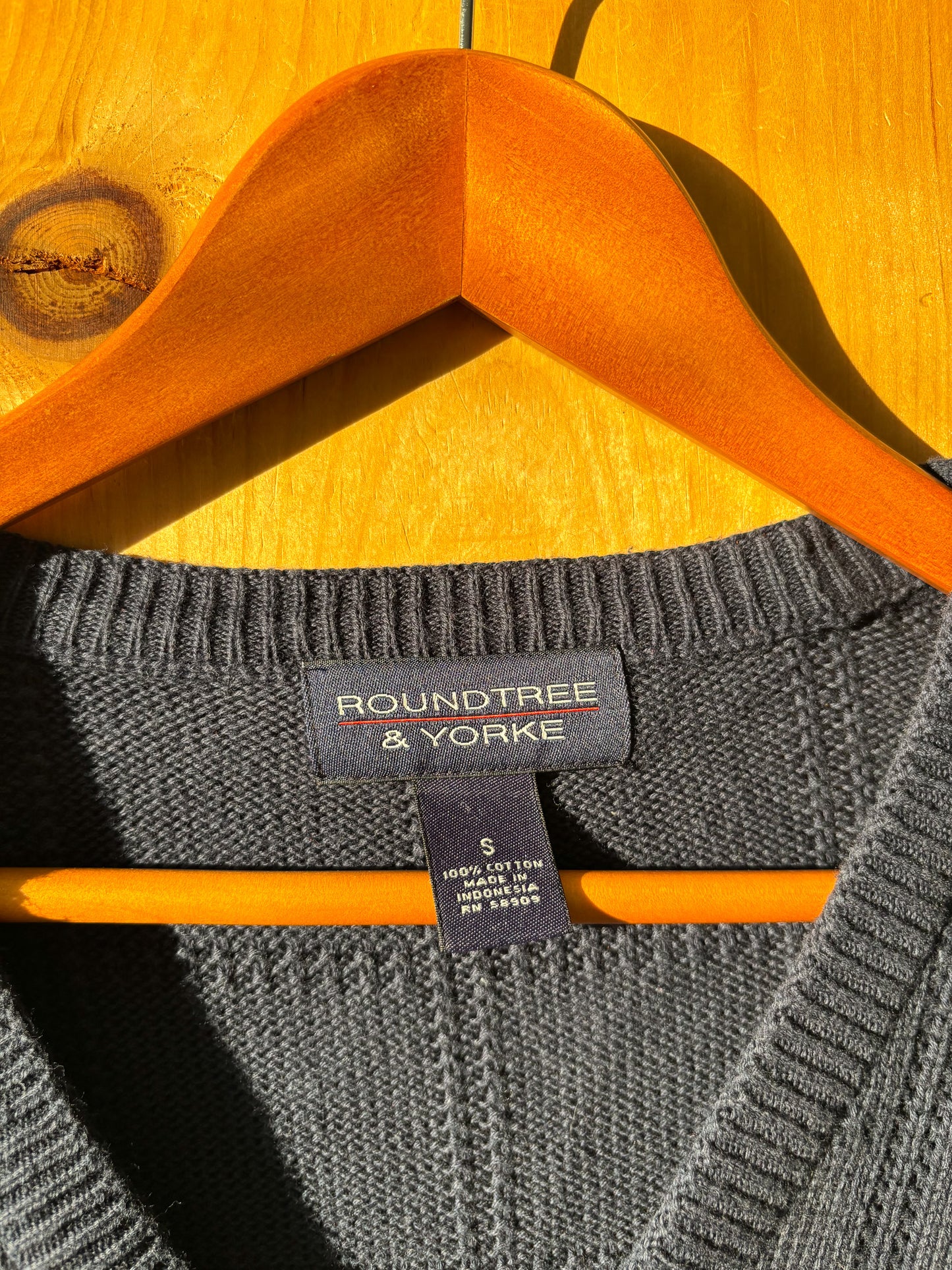 Navy Cardigan Sweater : M