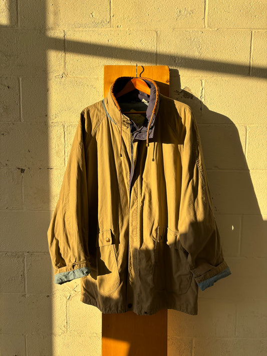 Vtg Brown Coat : L/XL