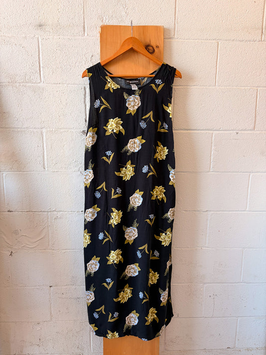 Floral Print Maxi Dress : XL
