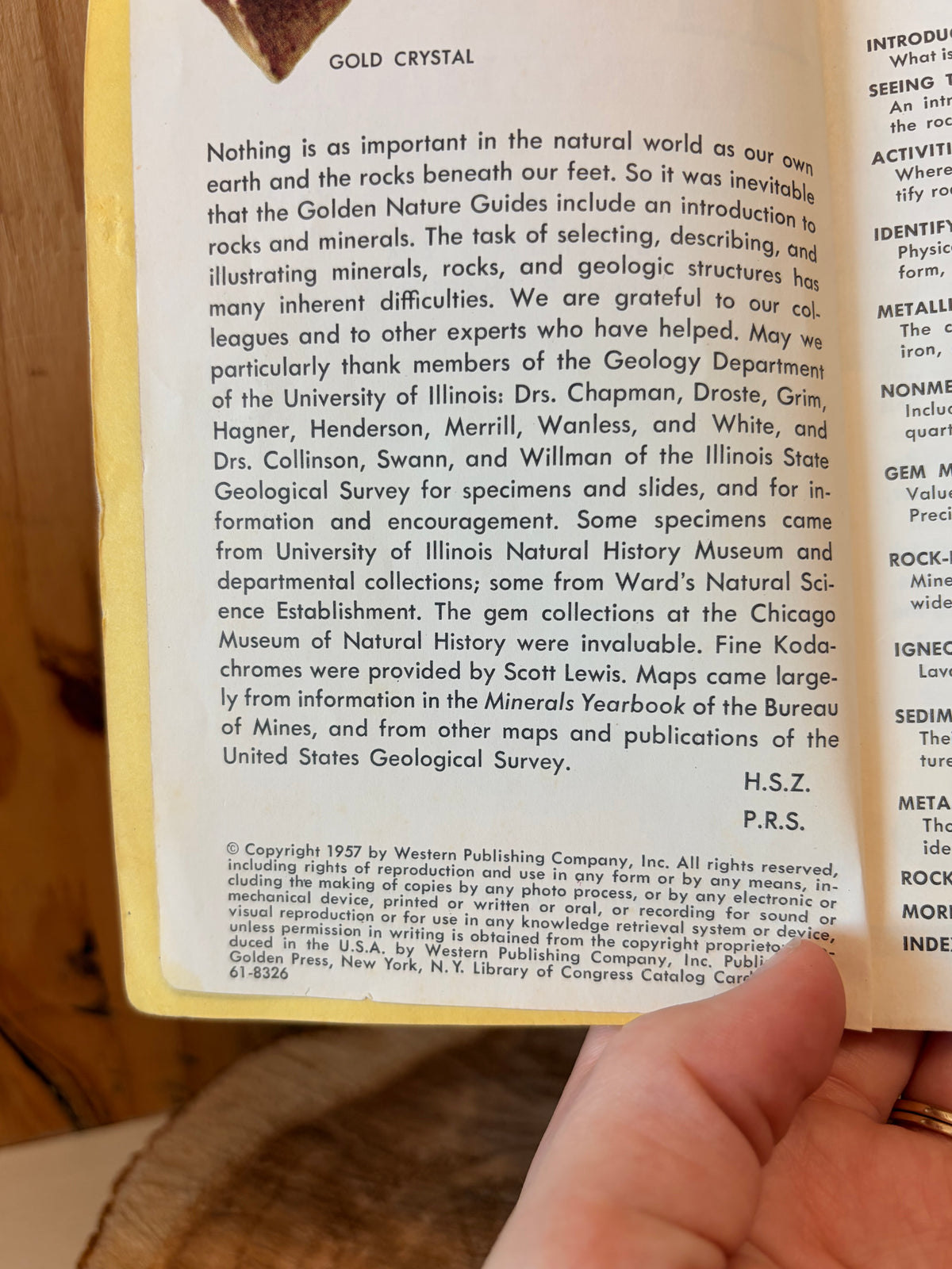 Vtg Rocks & Minerals Golden Guide