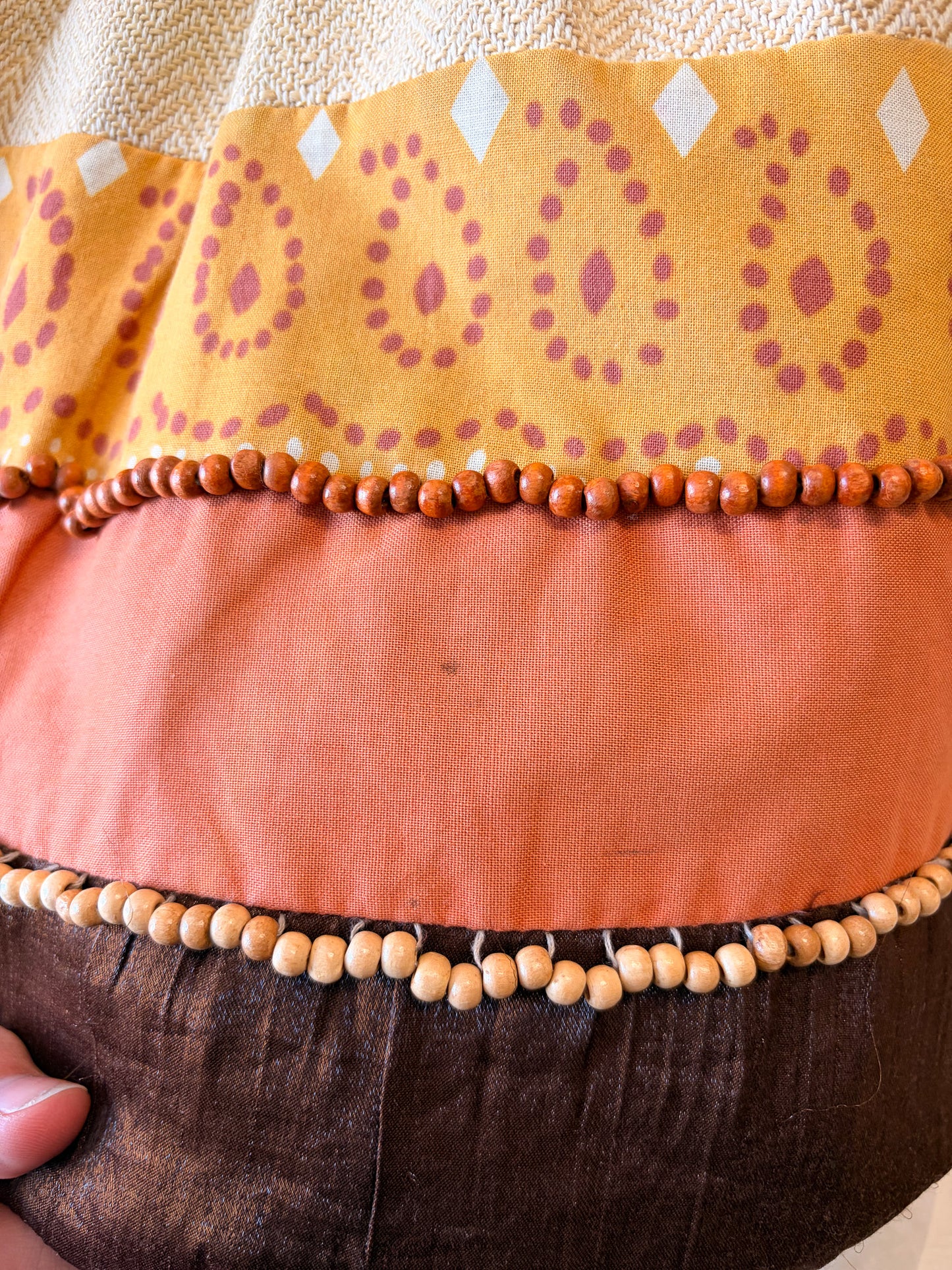 Chateau Beaded Floral Patchwork Bag