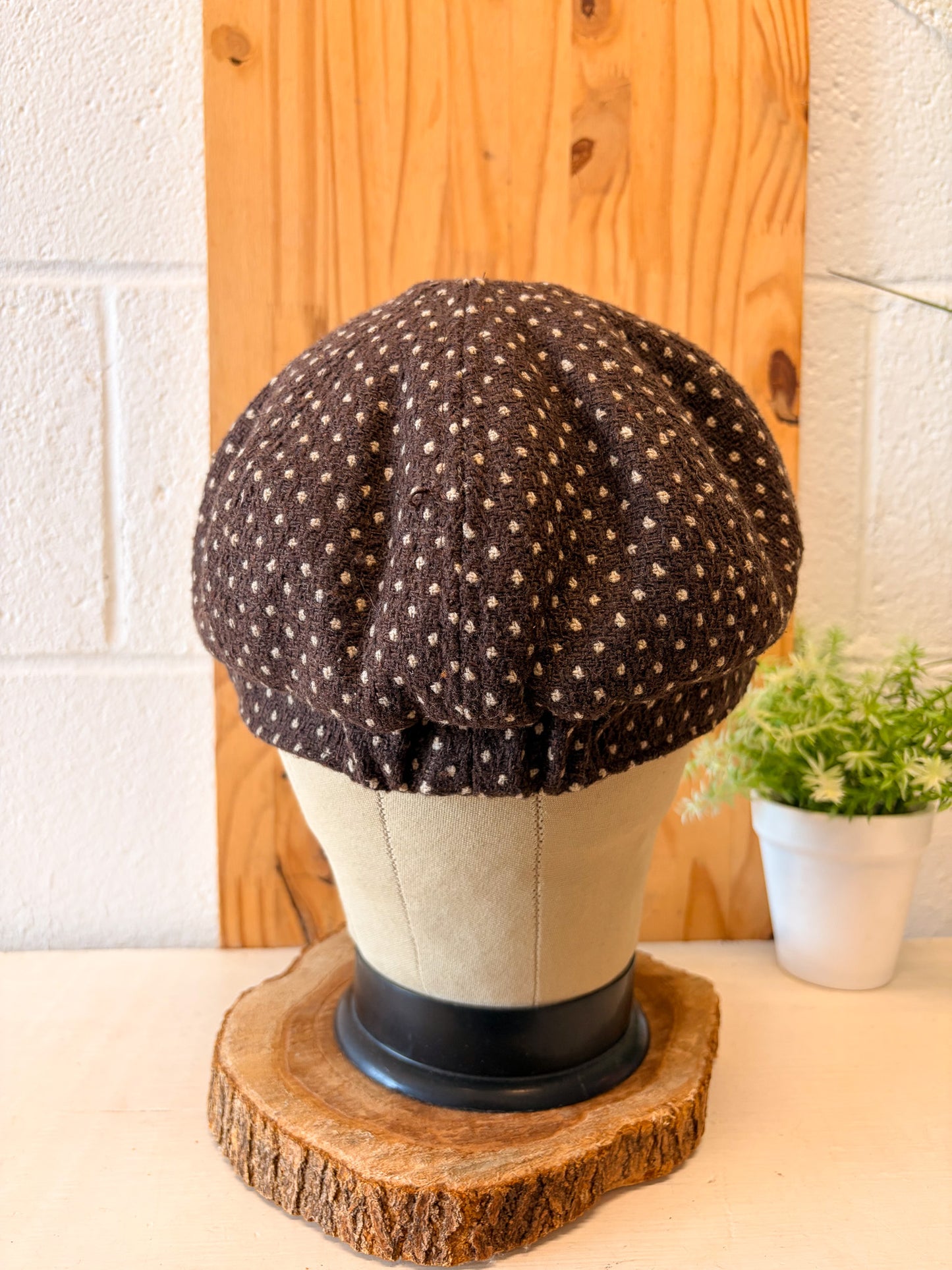 '08 Gap Polka Dot Newsboy Cap : M/L