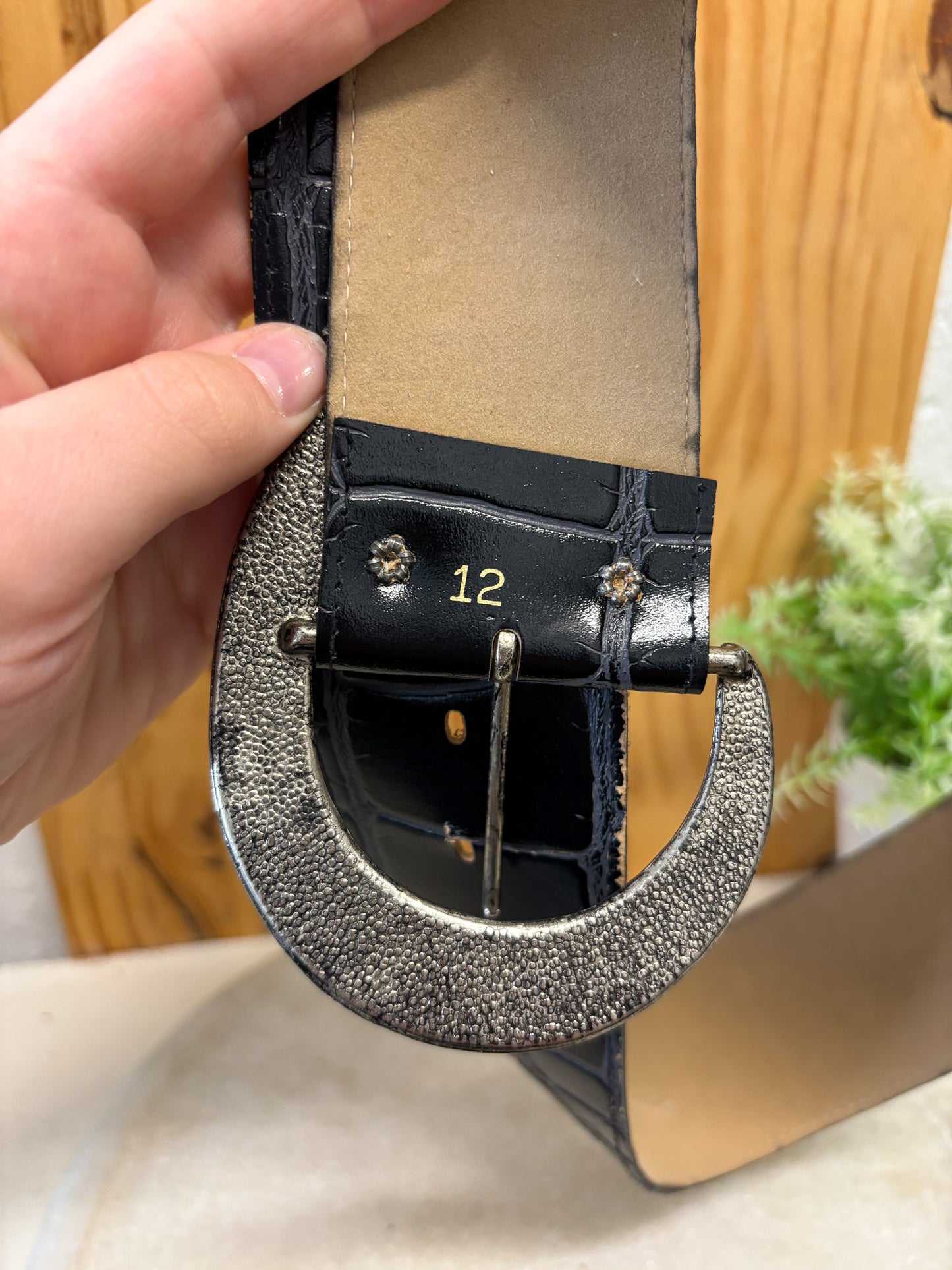 Crescent Buckle Belt