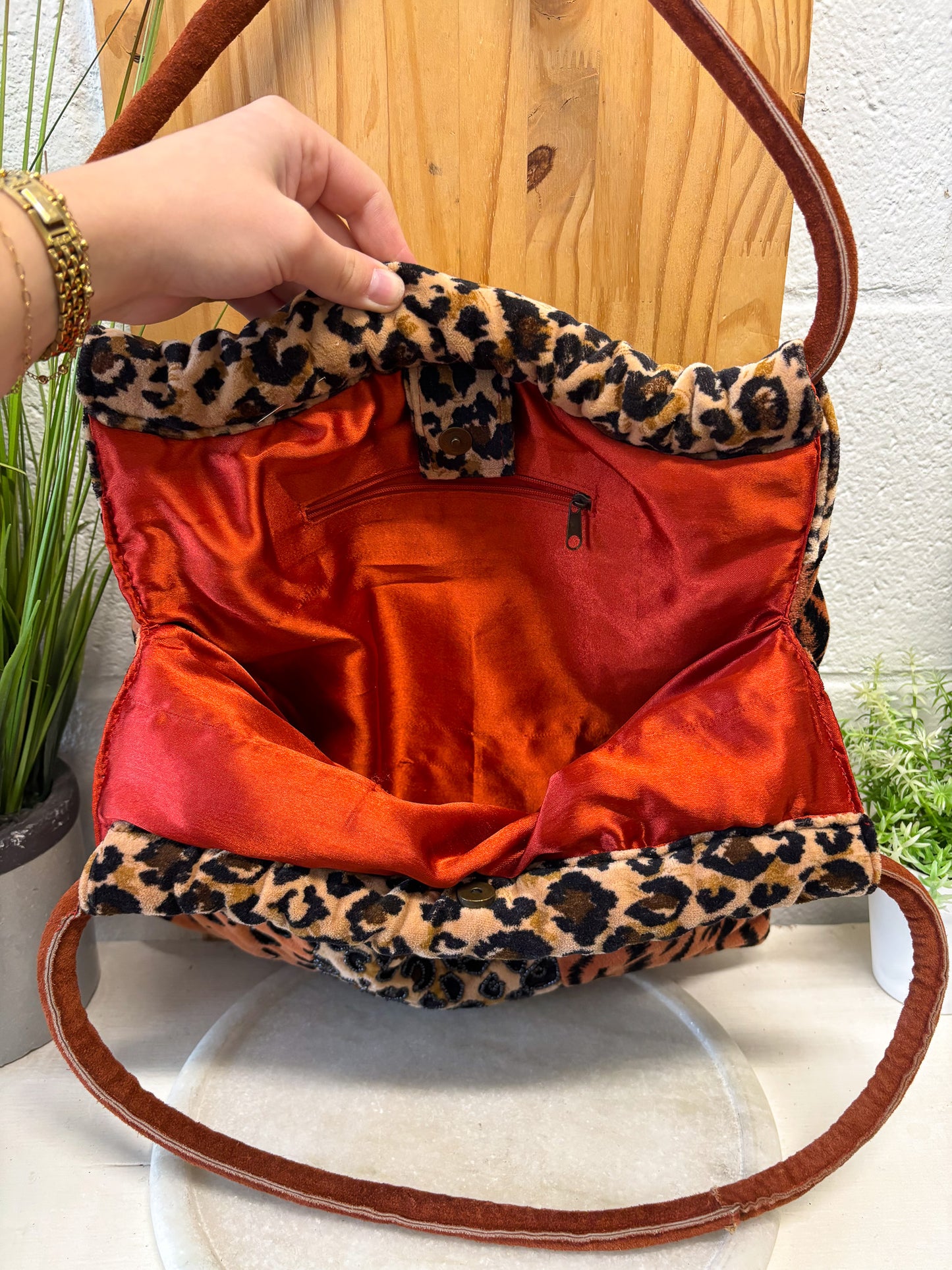 Animal Print Soft Tote Bag
