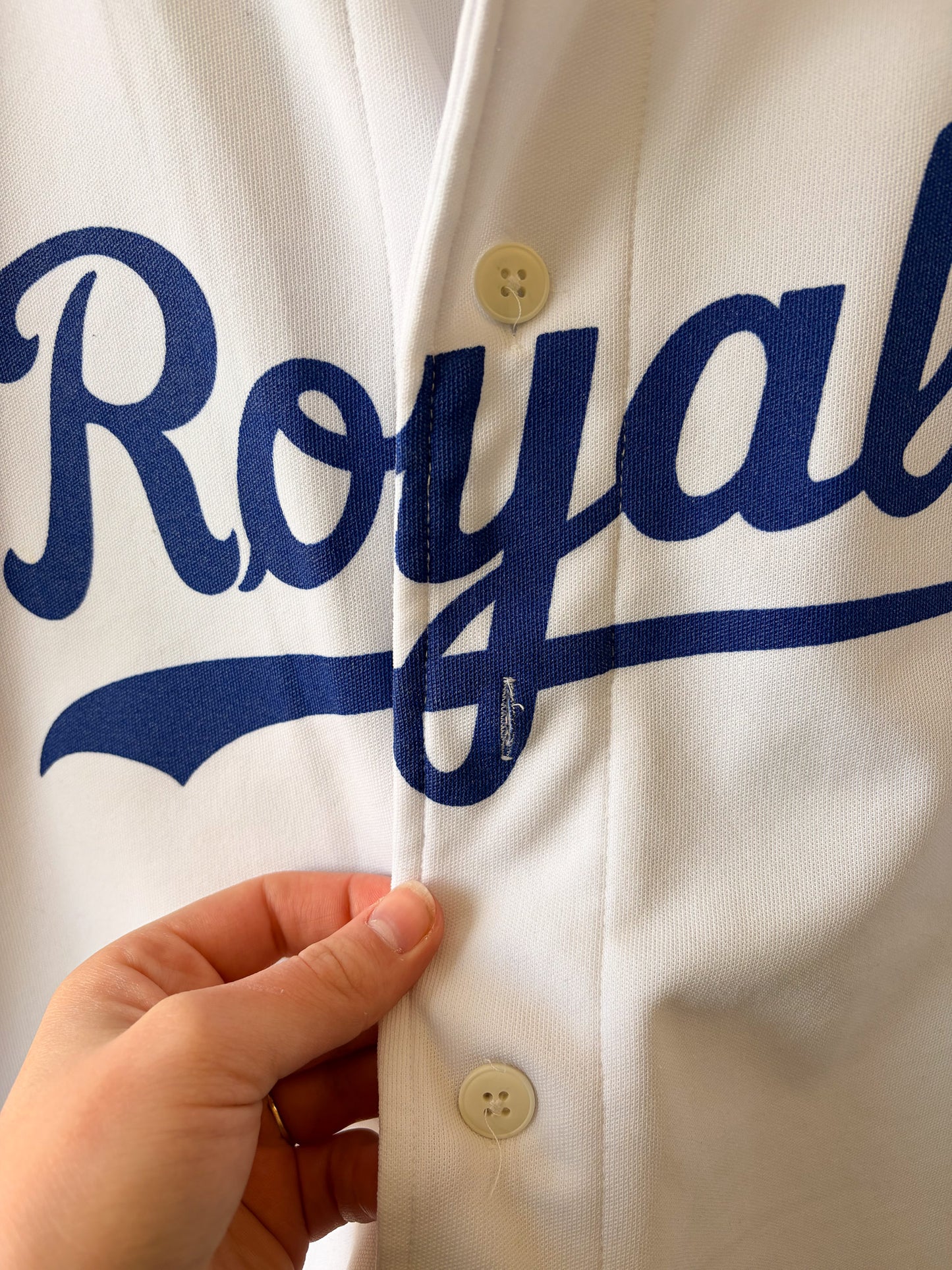 Vtg Royals Baseball Jersey (As Is) : L
