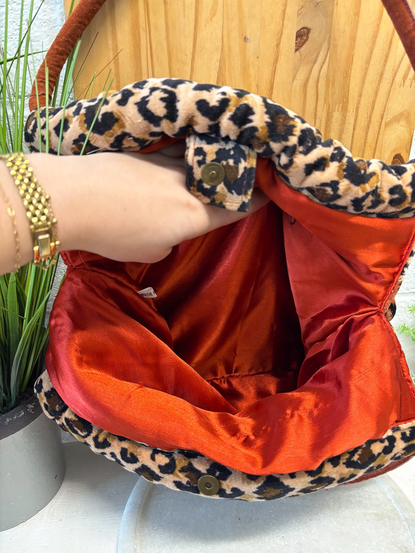 Animal Print Soft Tote Bag