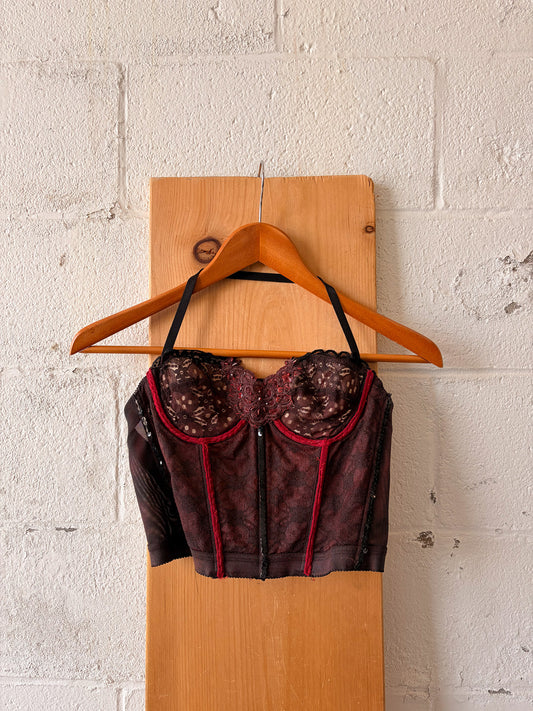 Halter Corset Top : M